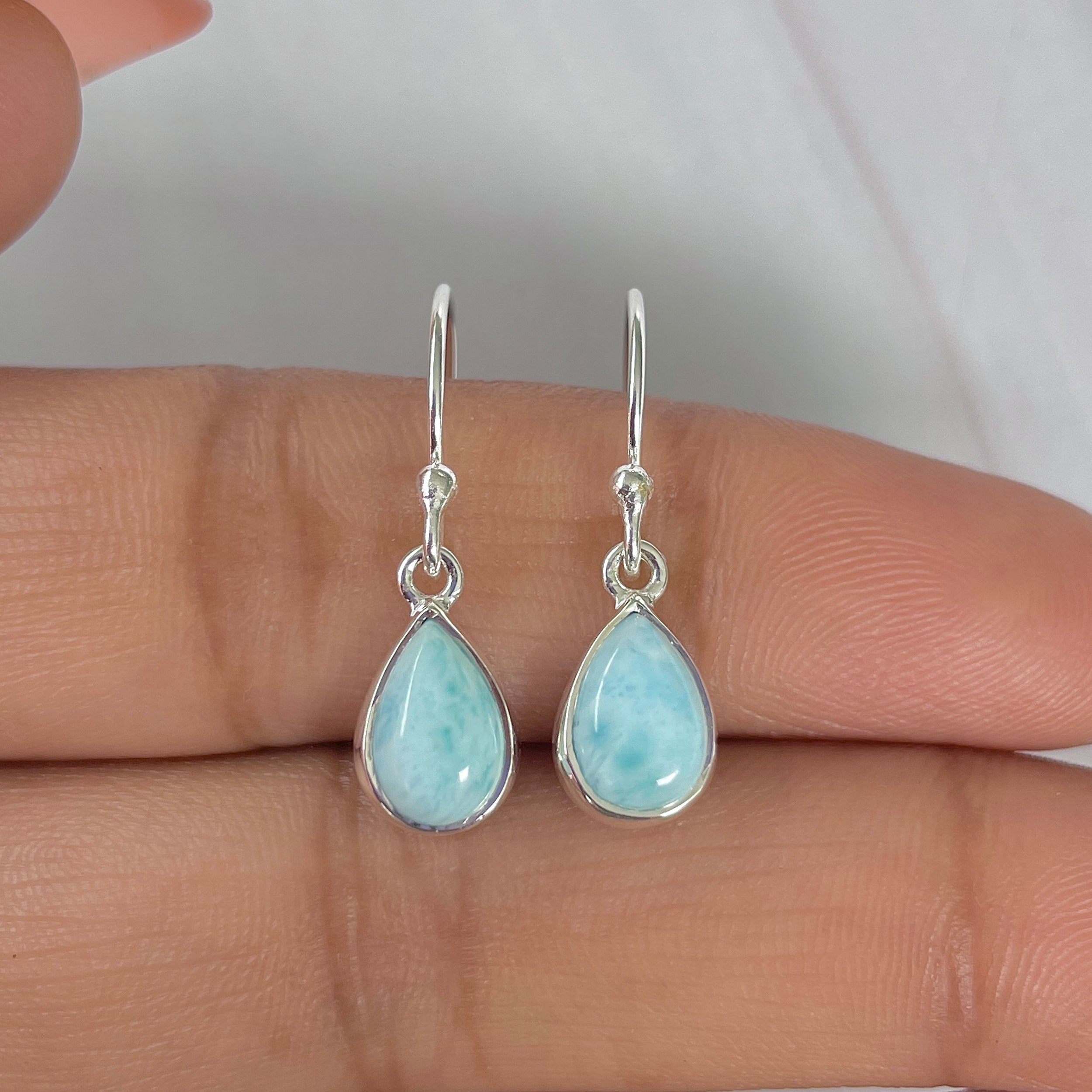 Larimar Earring-(LAR-E-2030.)