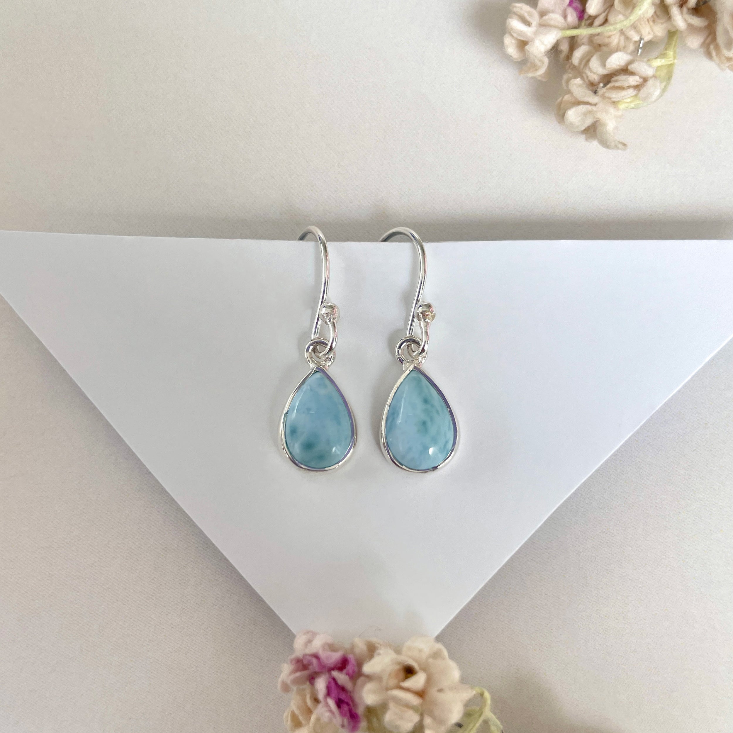Larimar Earring-(LAR-E-2030.)