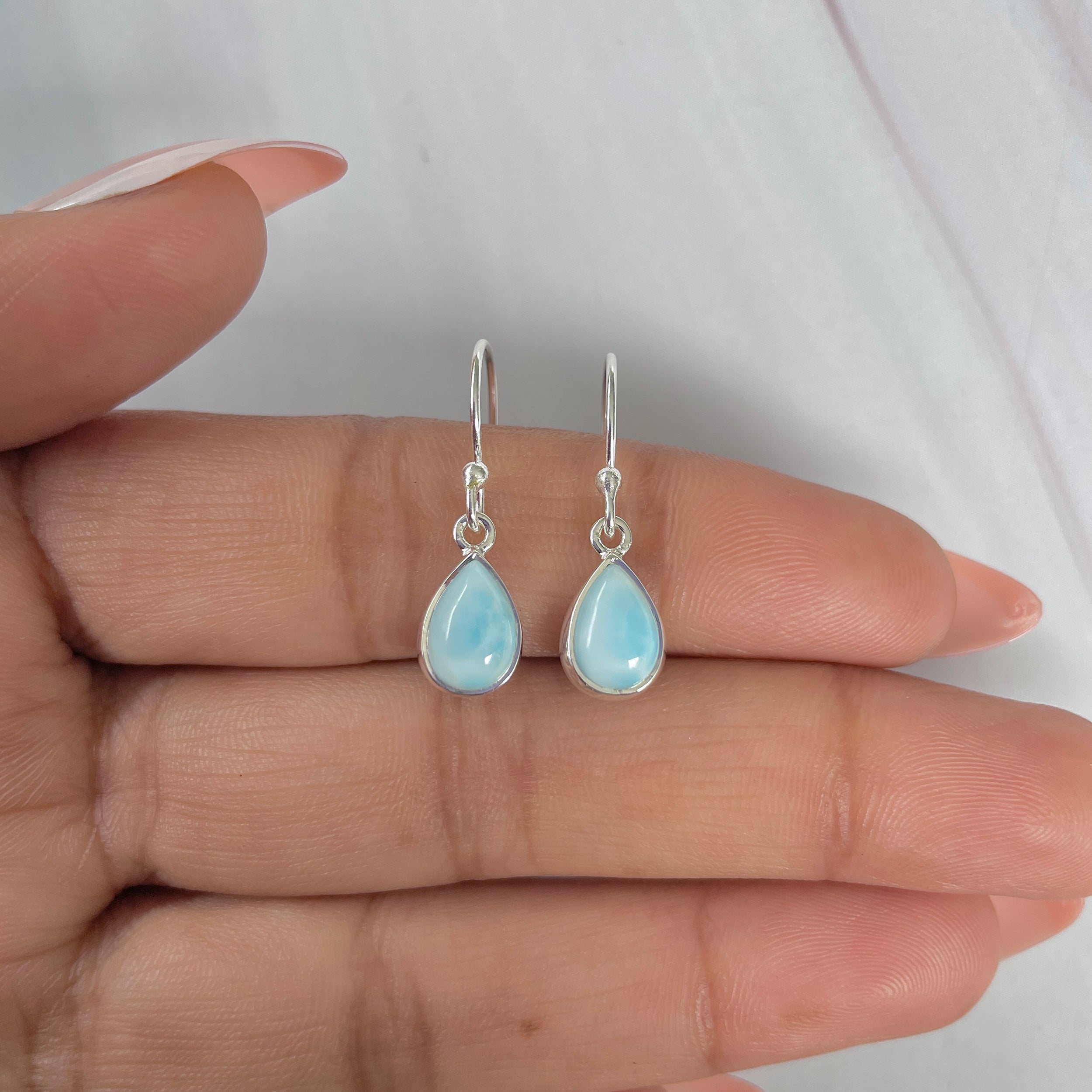 Larimar Earring-(LAR-E-2031.)