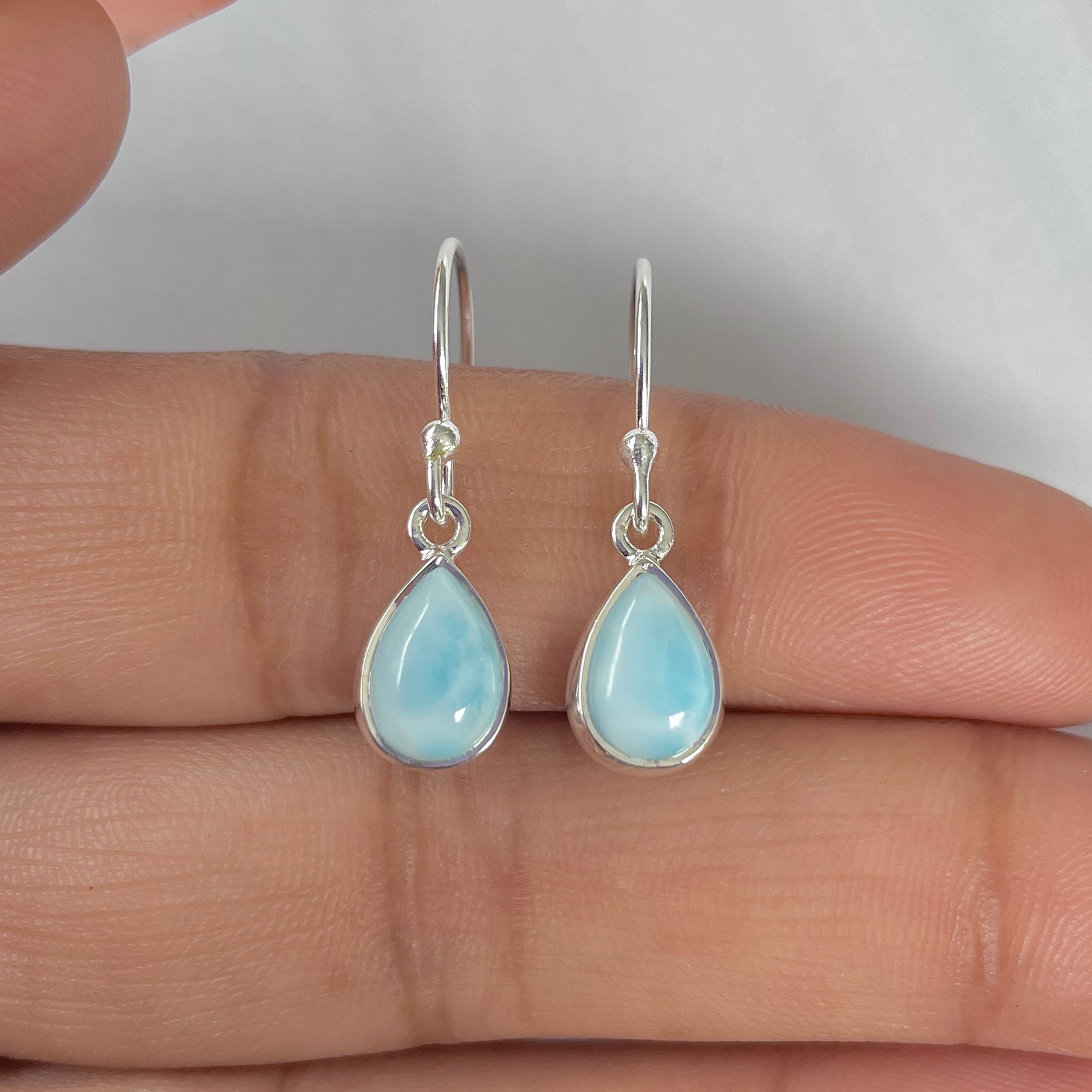 Larimar Earring-(LAR-E-2031.)