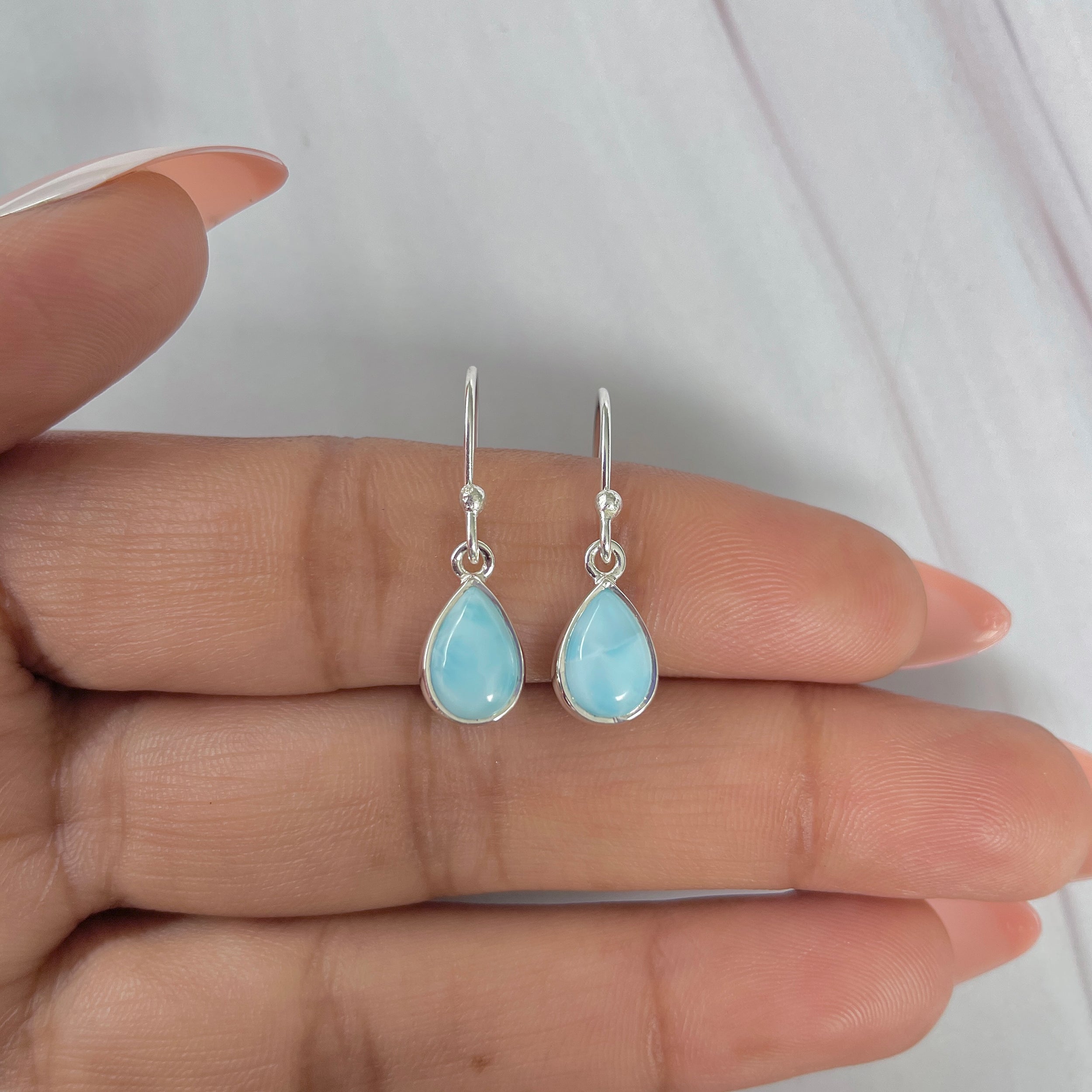 Larimar Earring-(LAR-E-2032.)