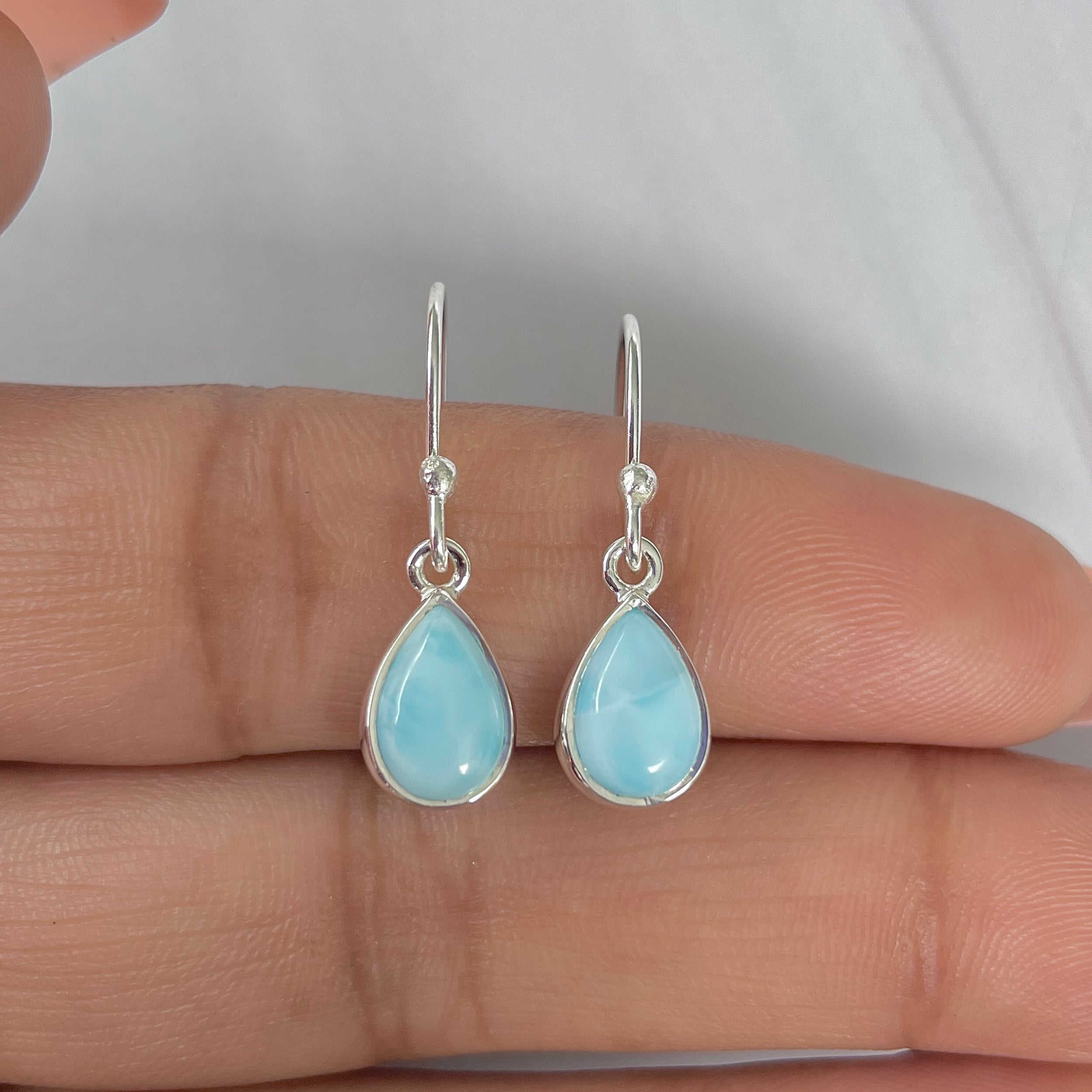 Larimar Earring-(LAR-E-2032.)