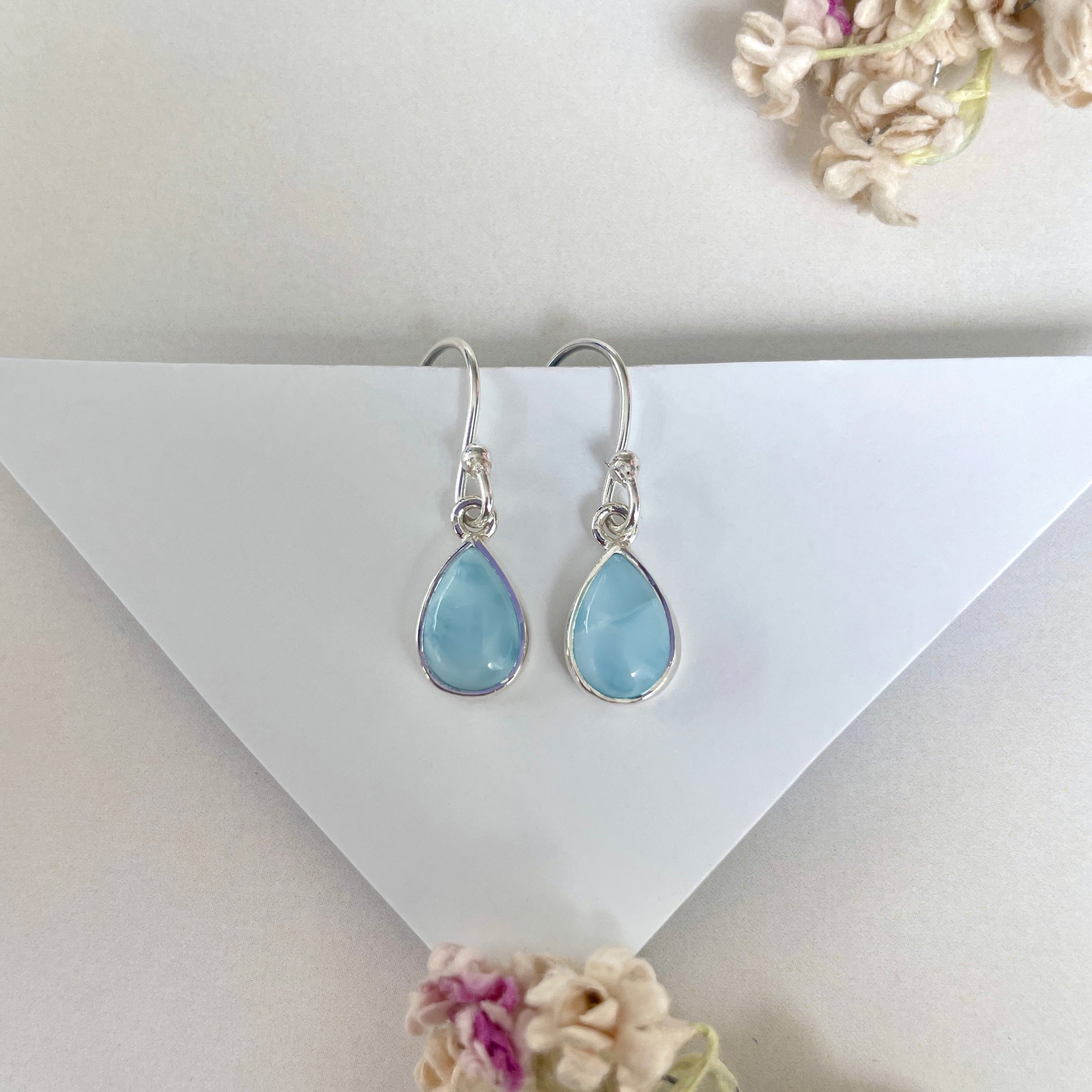 Larimar Earring-(LAR-E-2032.)