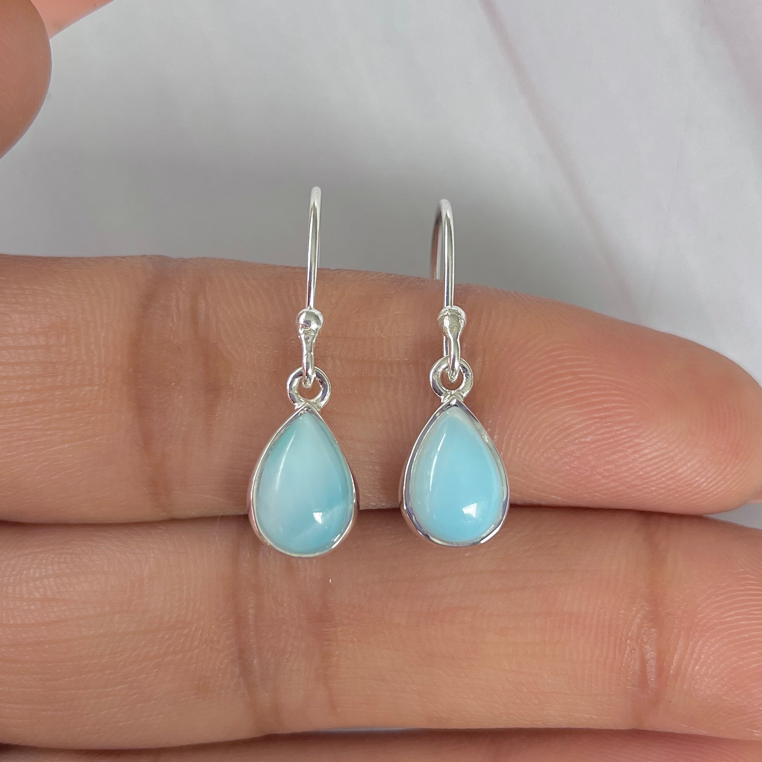 Larimar Earring-(LAR-E-2033.)