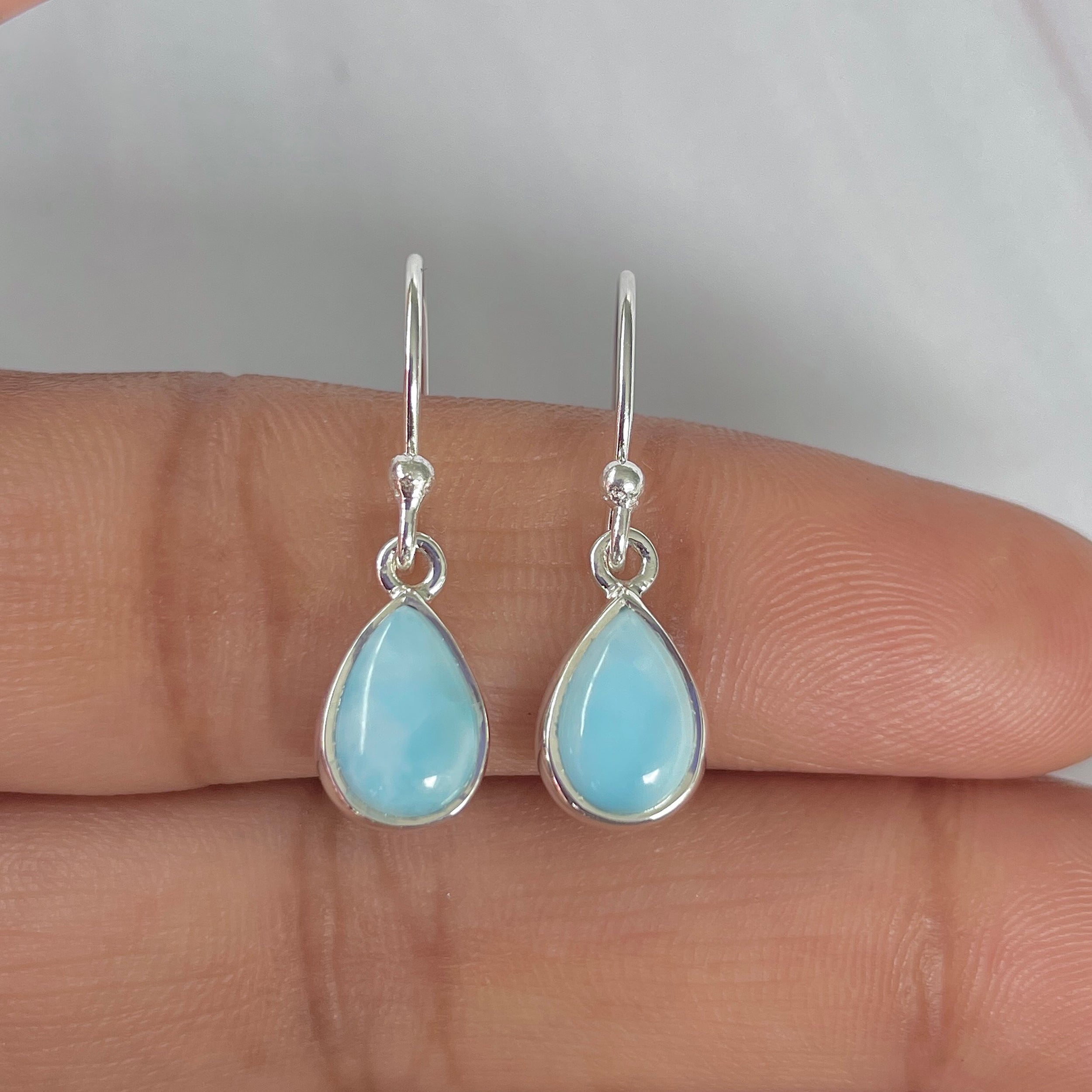 Larimar Earring-(LAR-E-2034.)