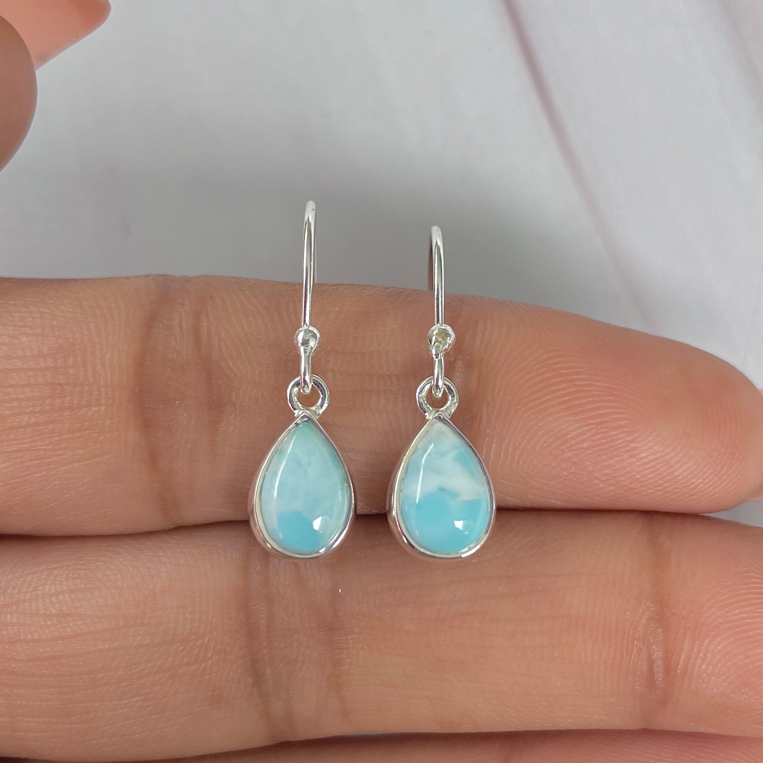 Larimar Earring-(LAR-E-2035.)
