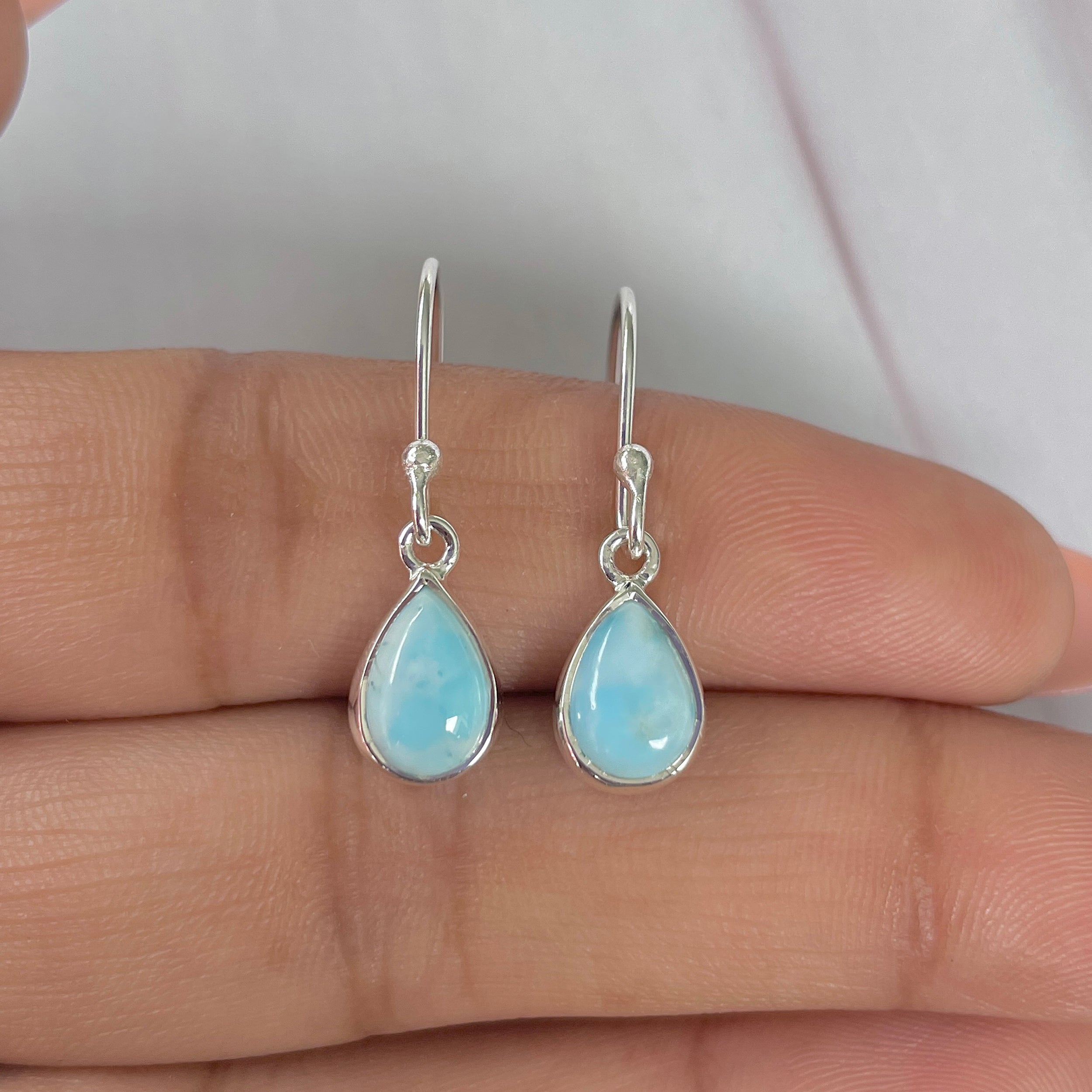 Larimar Earring-(LAR-E-2037.)