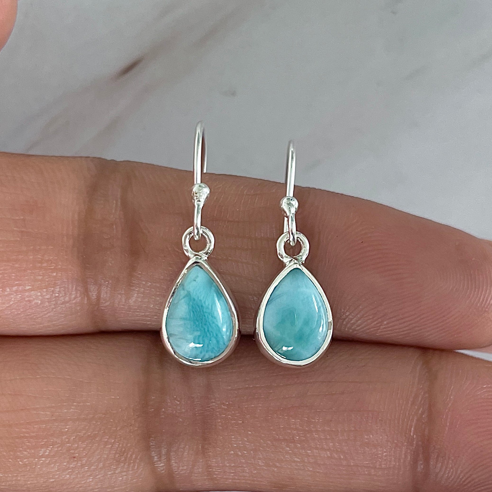 Larimar Earring-(LAR-E-2040.)
