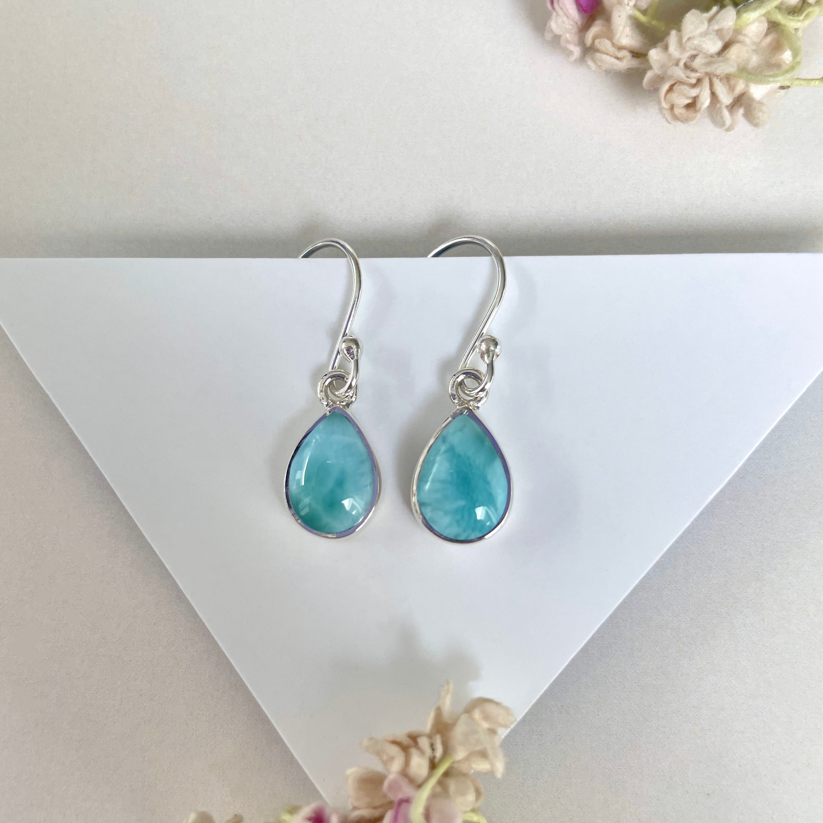 Larimar Earring-(LAR-E-2040.)