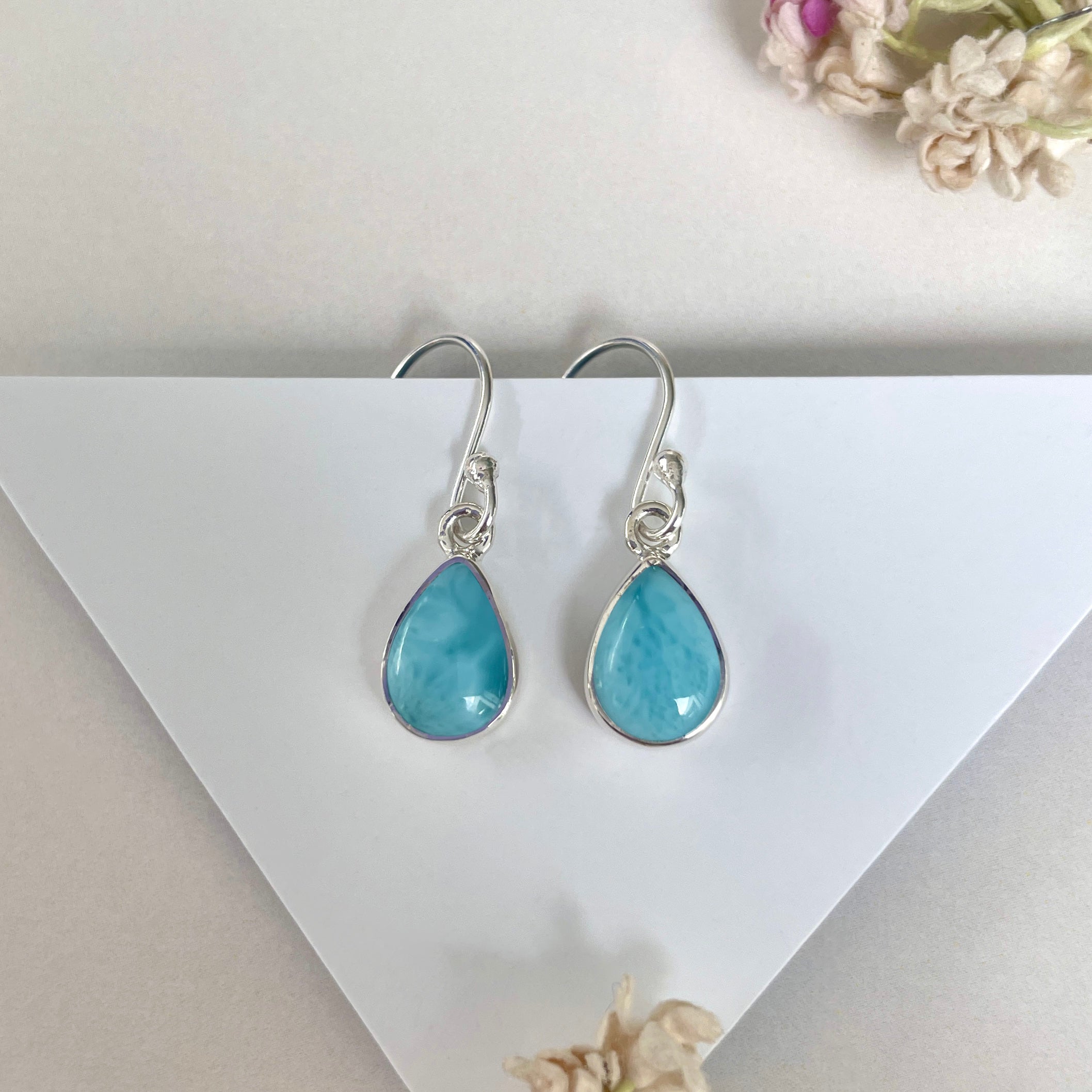 Larimar Earring-(LAR-E-2041.)