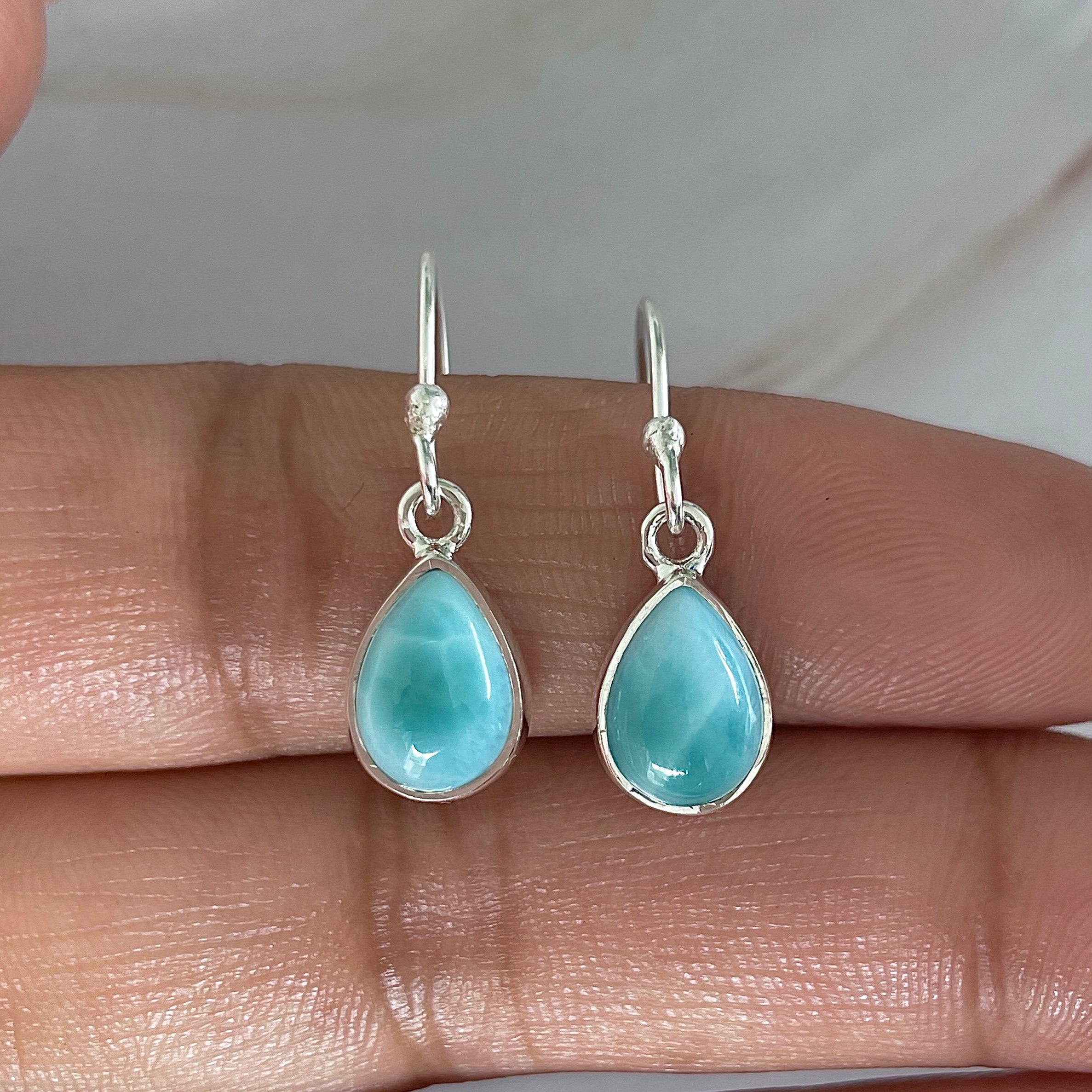 Larimar Earring-(LAR-E-2043.)