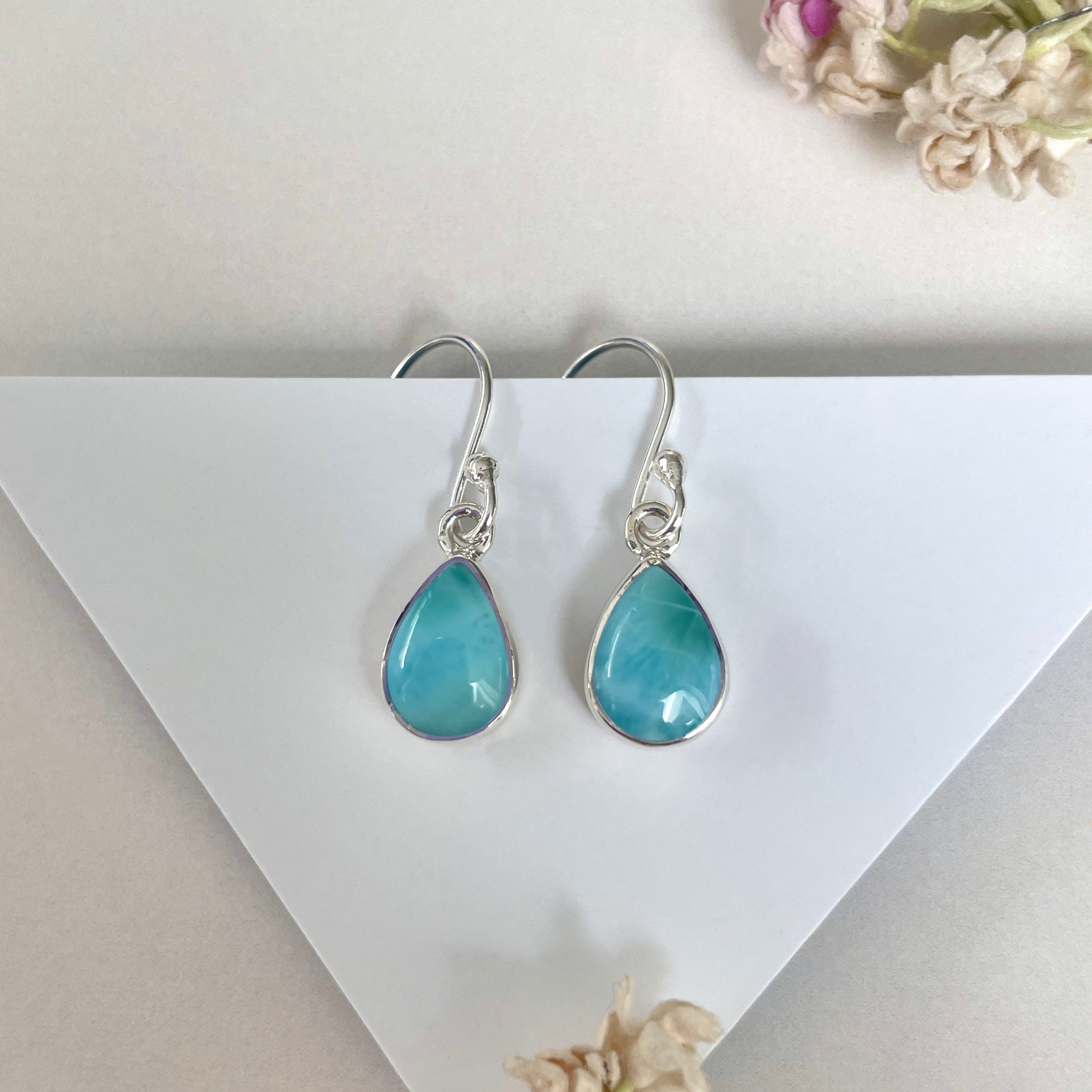 Larimar Earring-(LAR-E-2045.)