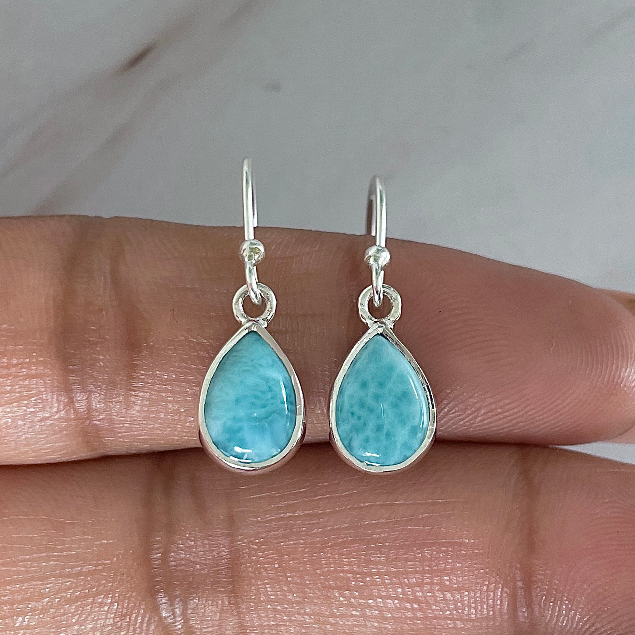 Larimar Earring-(LAR-E-2047.)