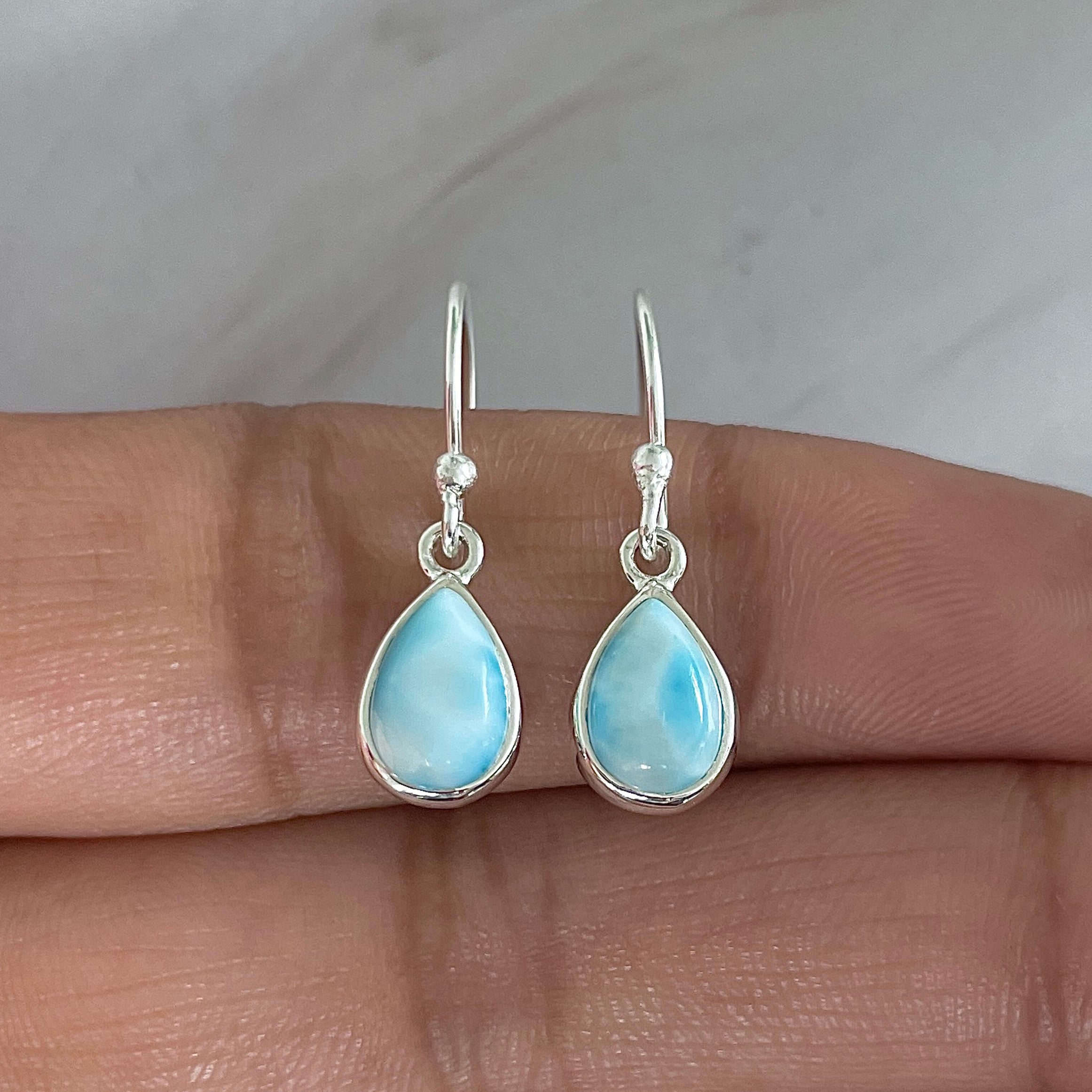 Larimar Earring-(LAR-E-2048.)