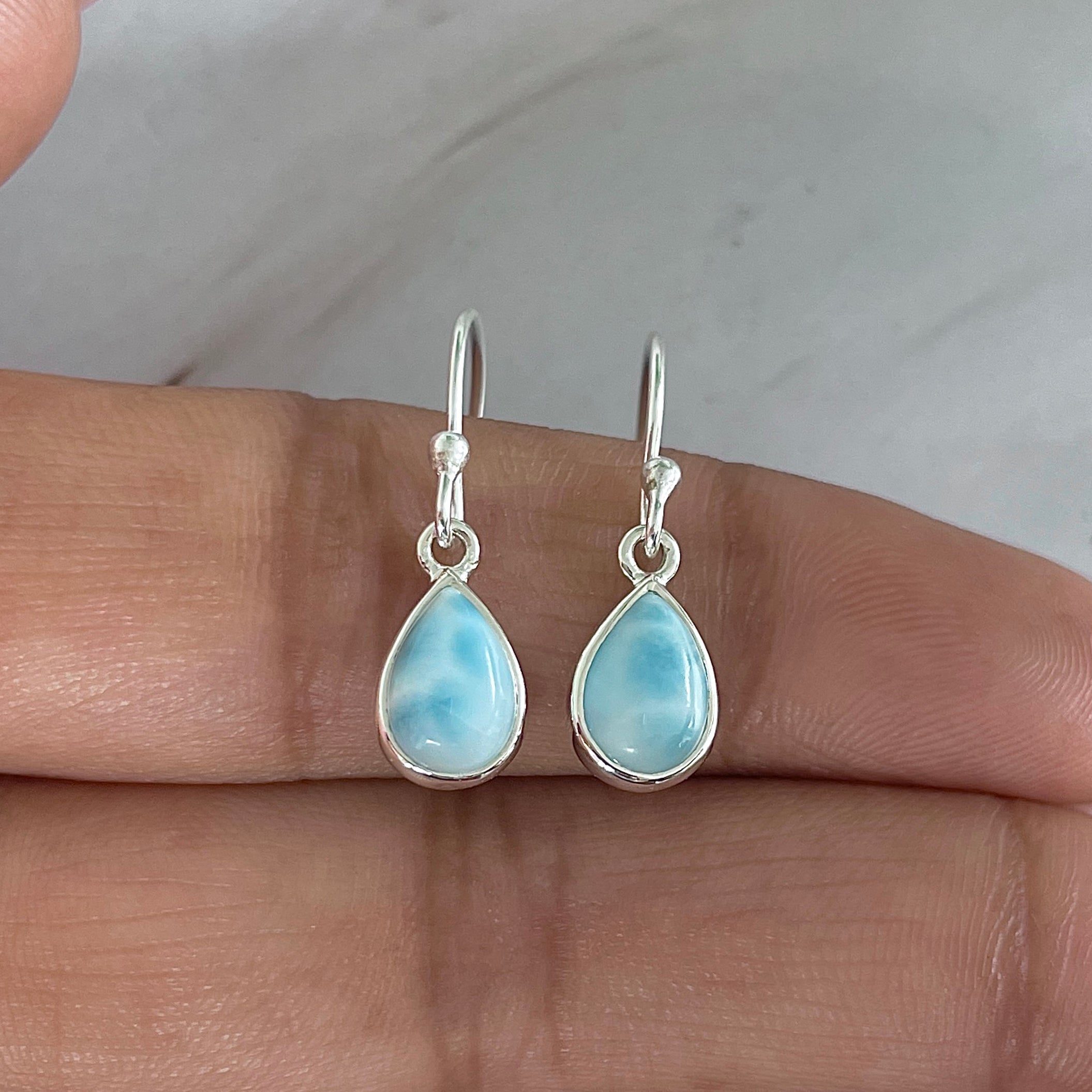 Larimar Earring-(LAR-E-2050.)