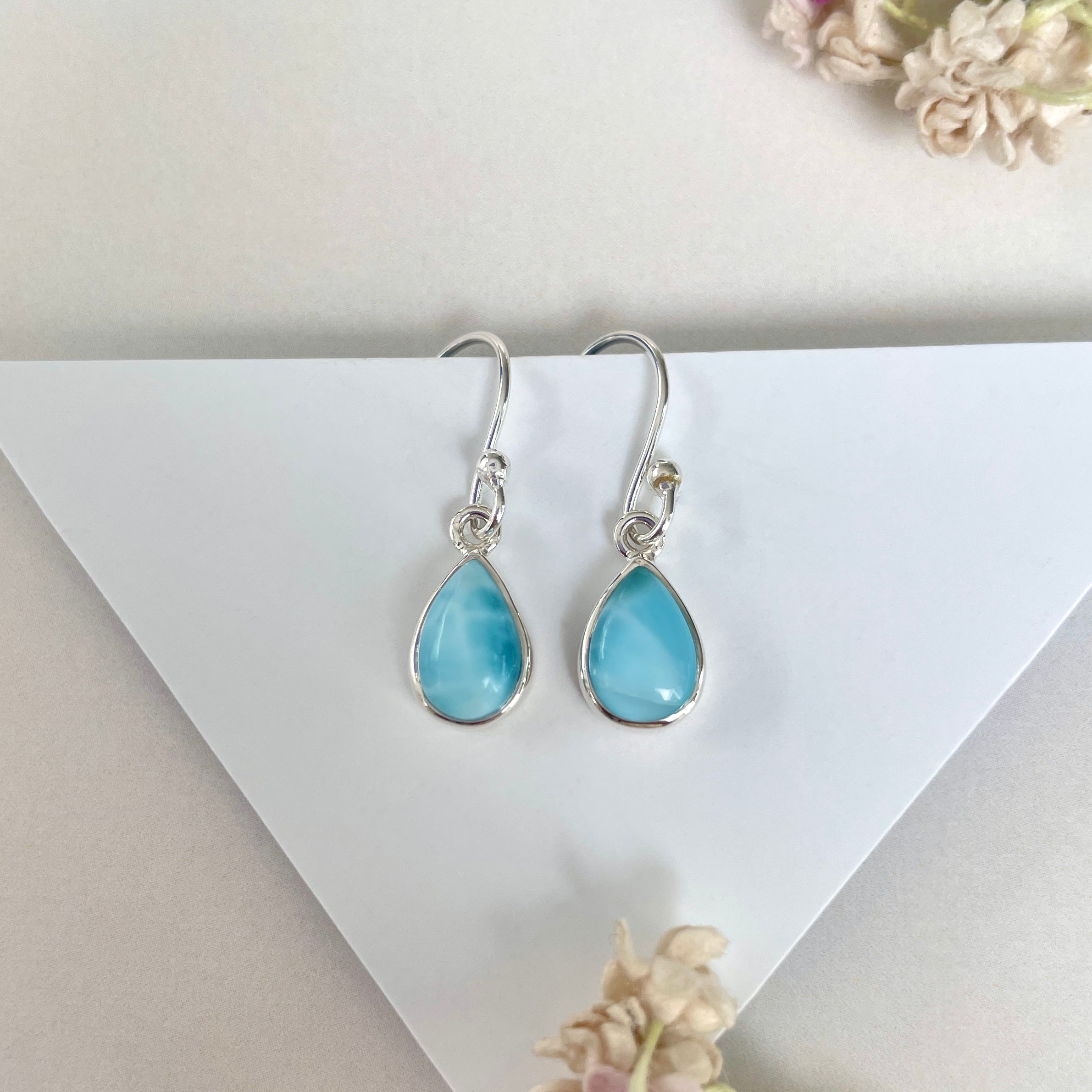 Larimar Earring-(LAR-E-2051.)