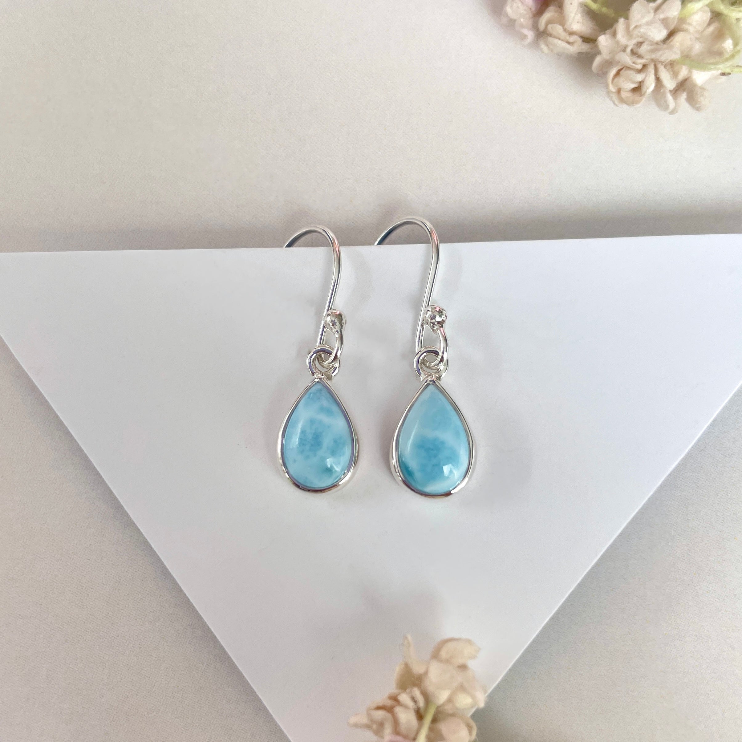 Larimar Earring-(LAR-E-2052.)