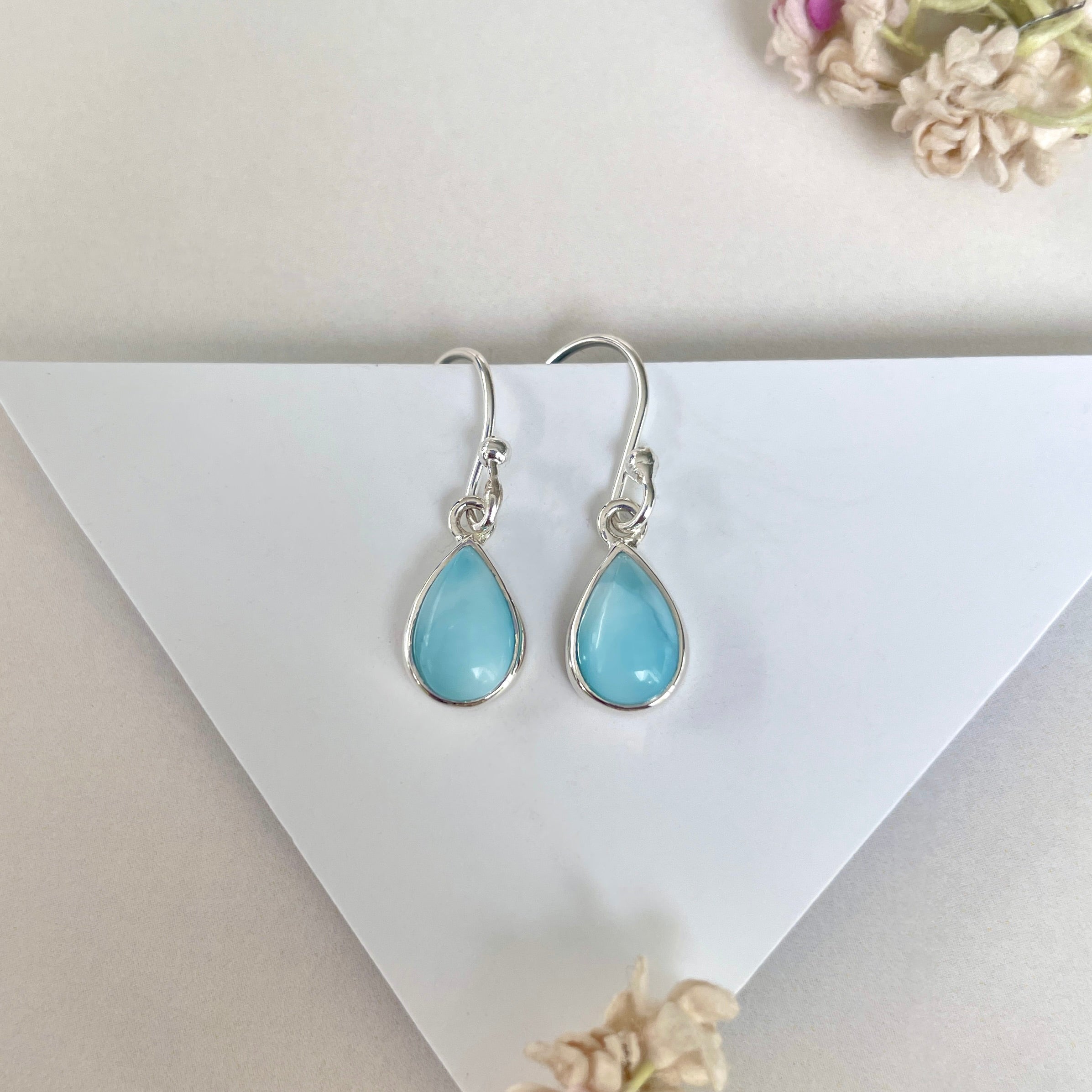 Larimar Earring-(LAR-E-2057.)