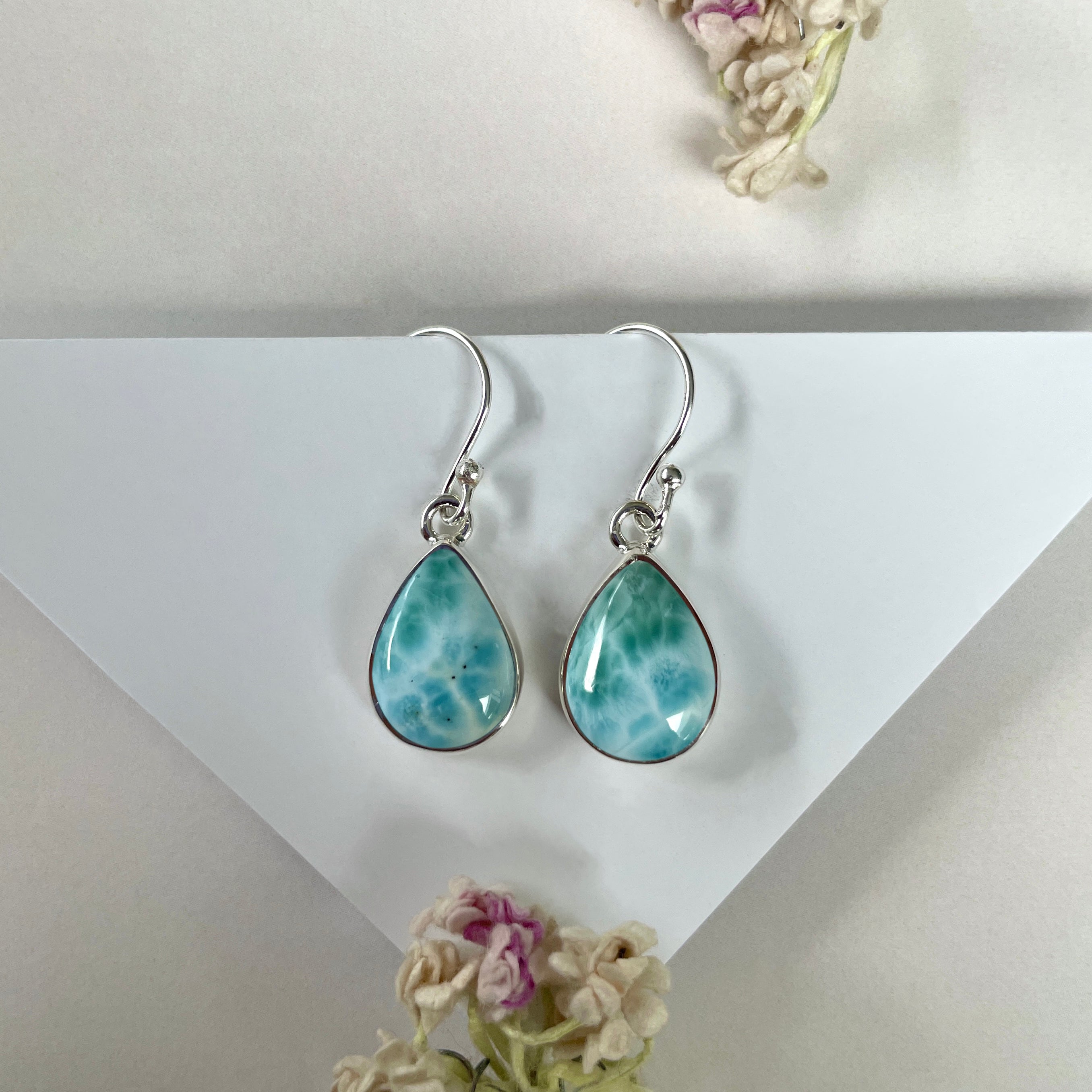 Larimar Earring-(LAR-E-2060.)