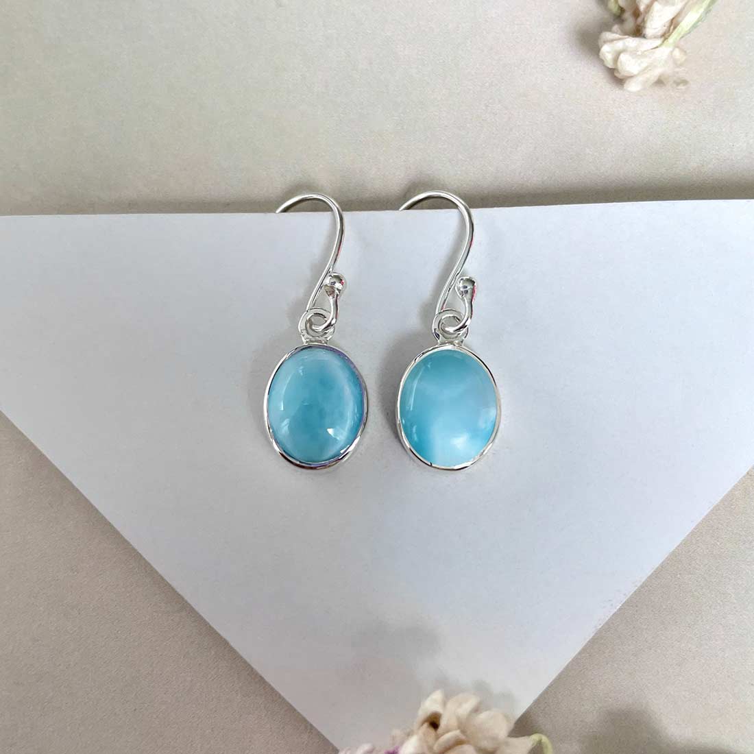 Larimar Earring-(LAR-E-2121.)