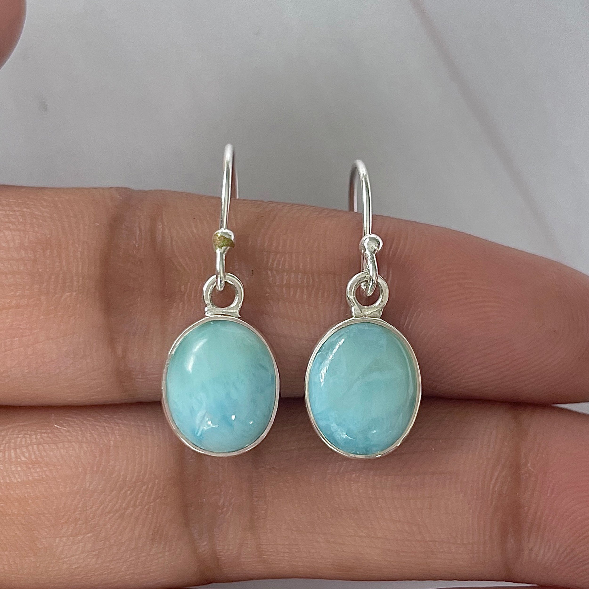 Larimar Earring-(LAR-E-2146.)