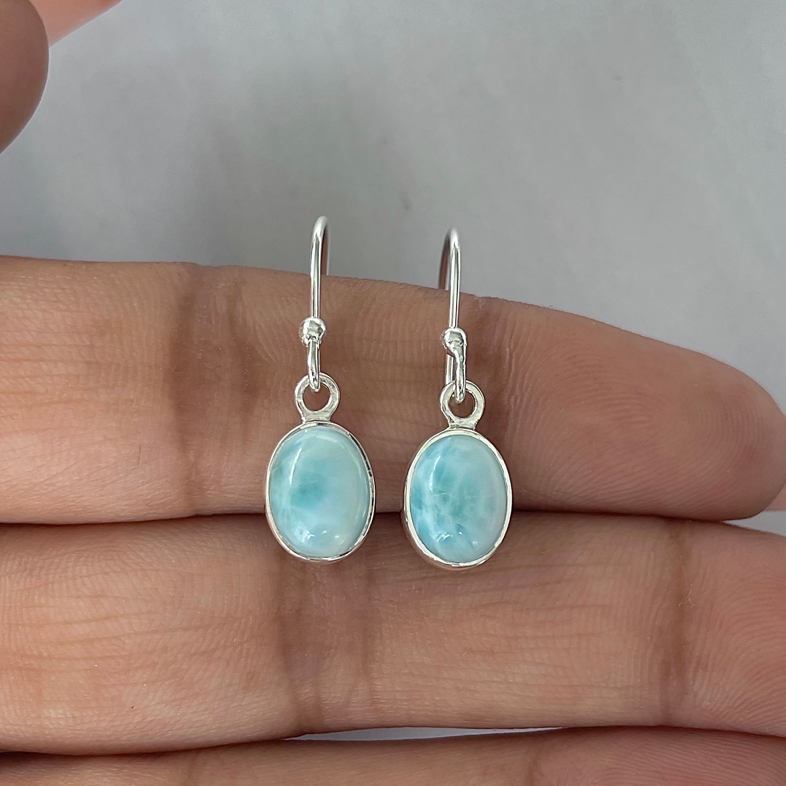 Larimar Earring-(LAR-E-2231.)