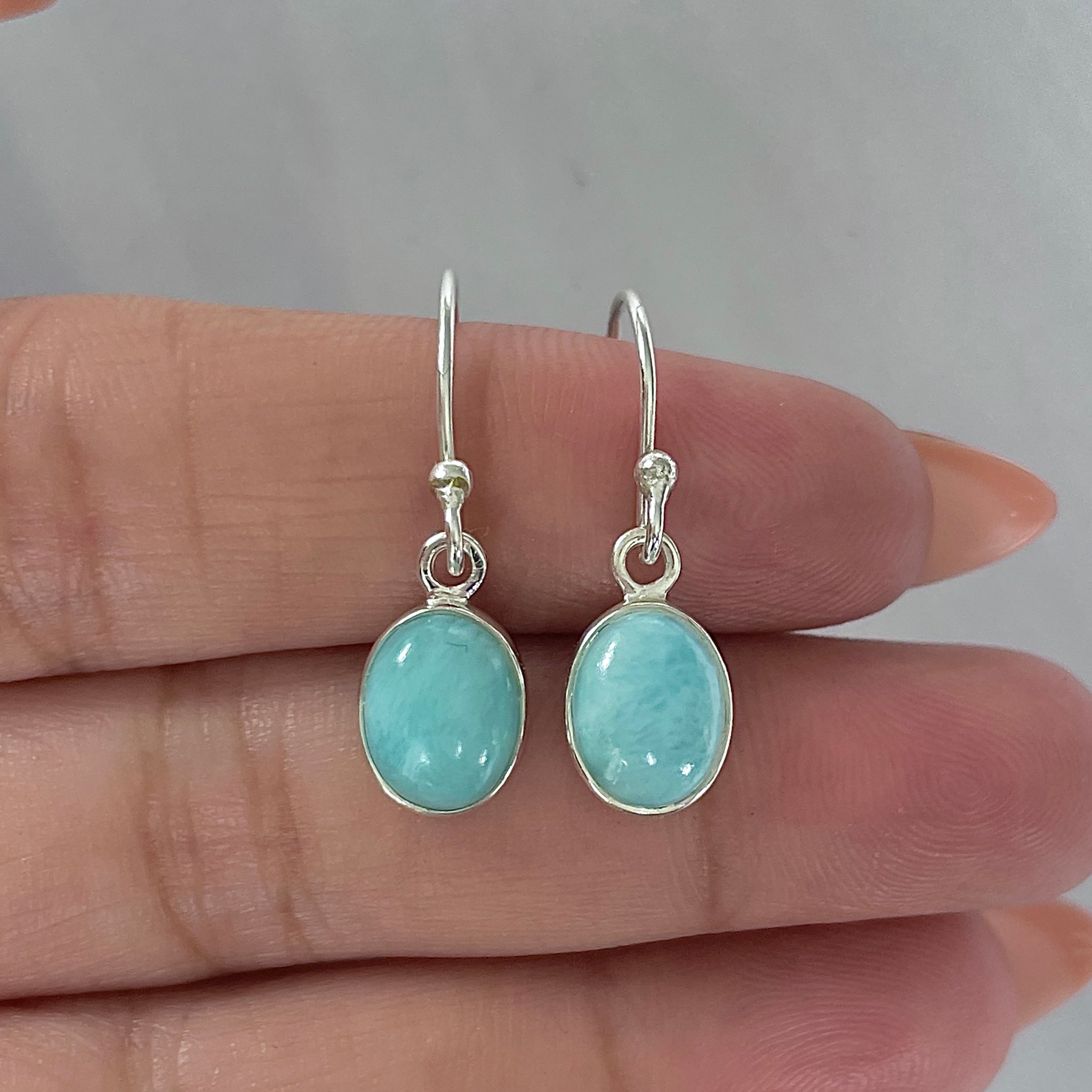 Larimar Earring-(LAR-E-2234.)