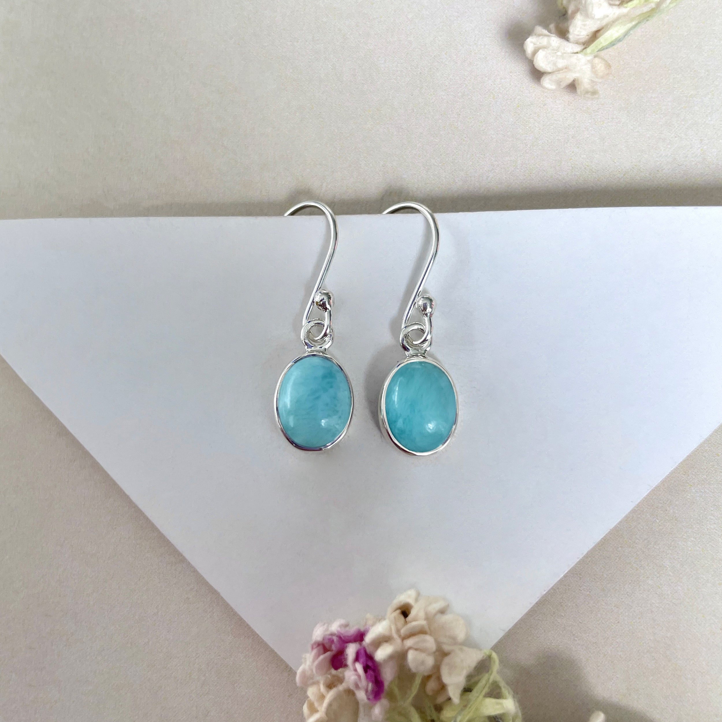 Larimar Earring-(LAR-E-2234.)