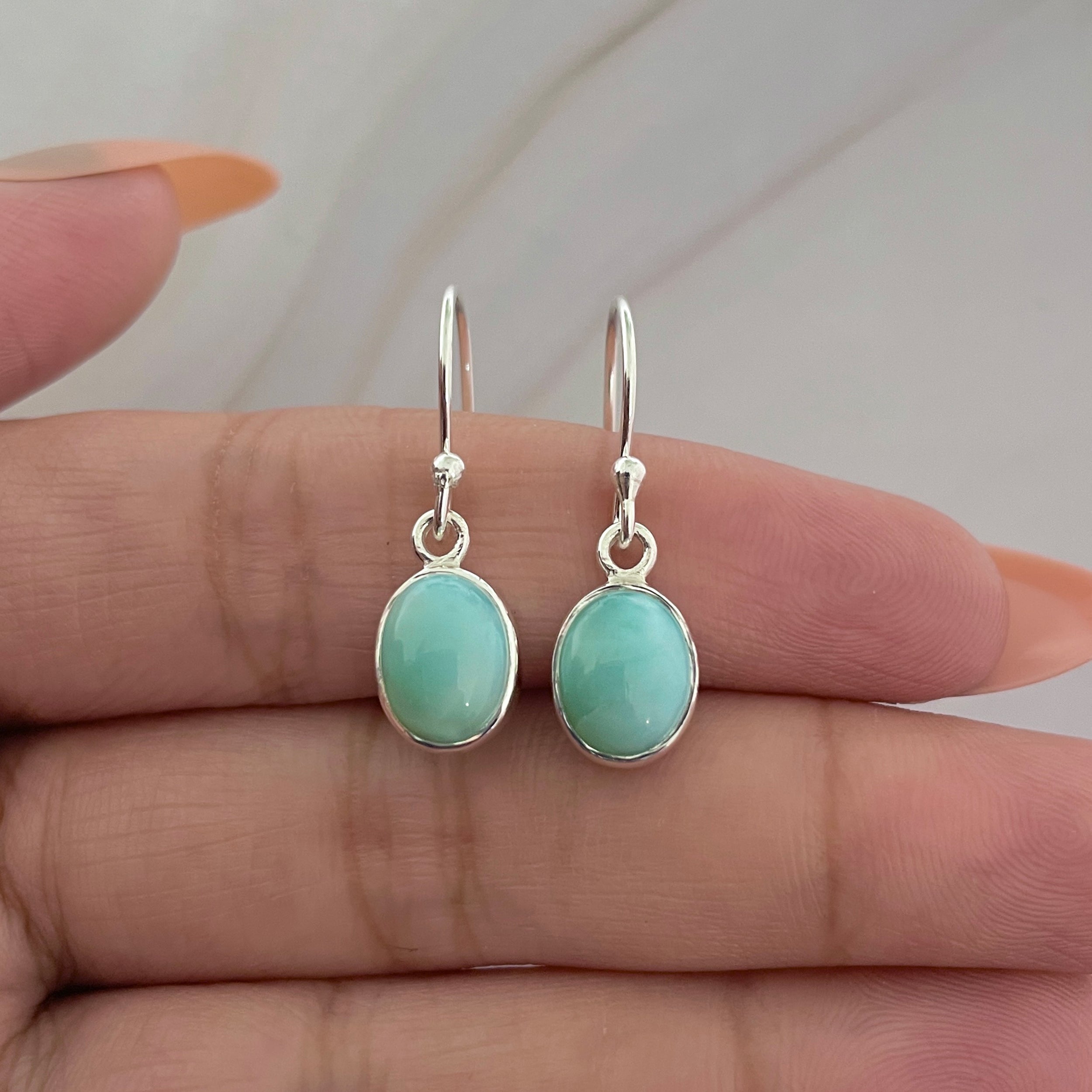 Larimar Earring-(LAR-E-2269.)