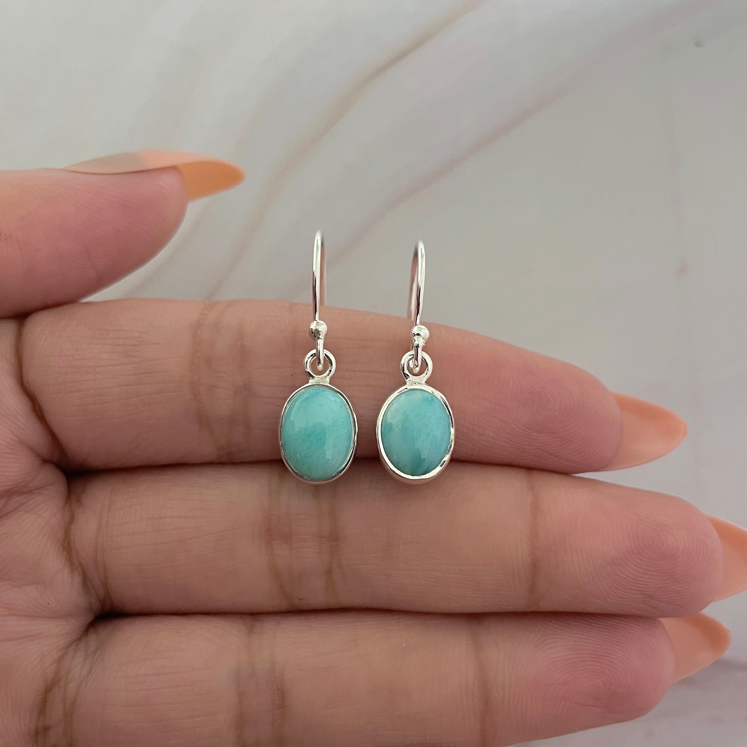 Larimar Earring-(LAR-E-2271.)