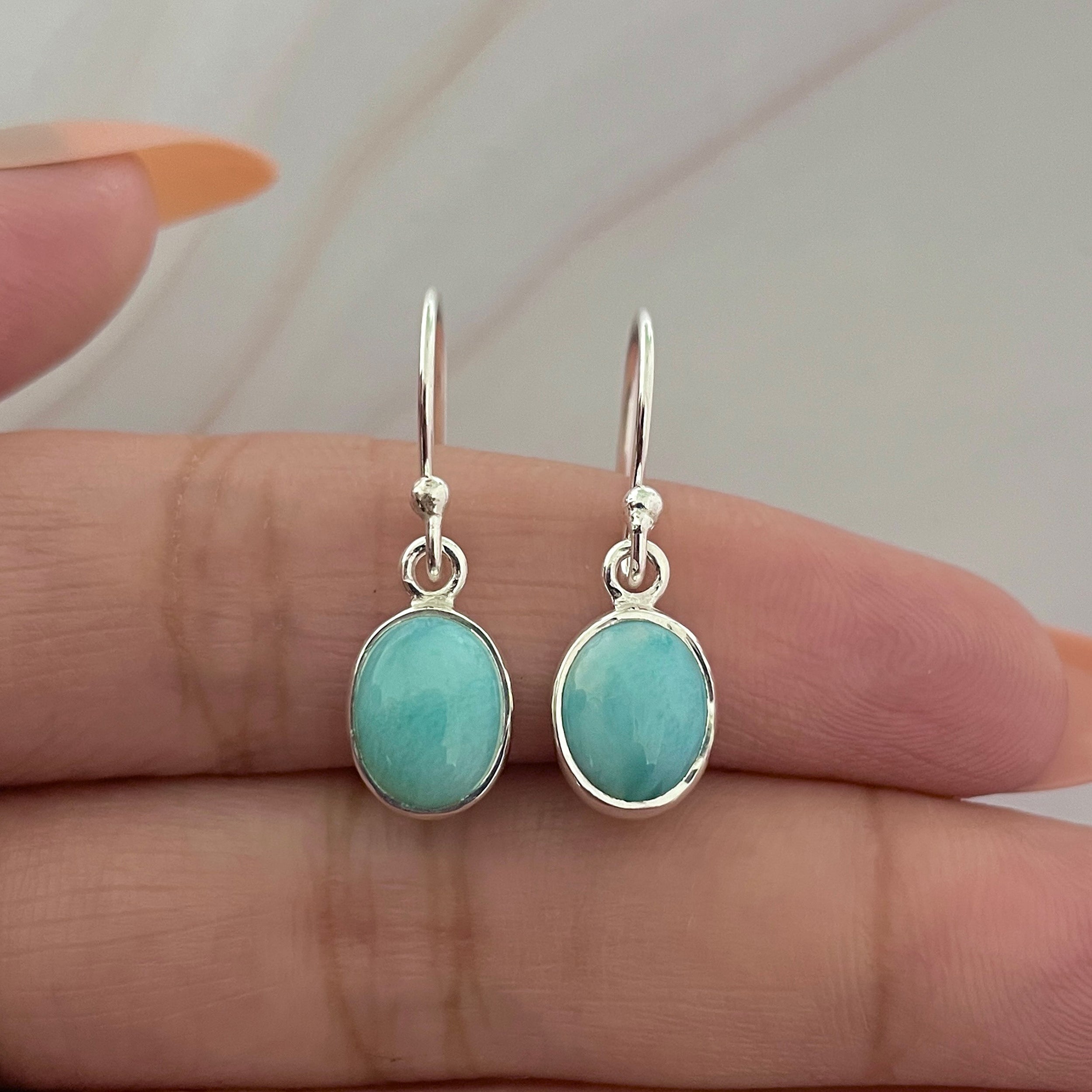 Larimar Earring-(LAR-E-2271.)