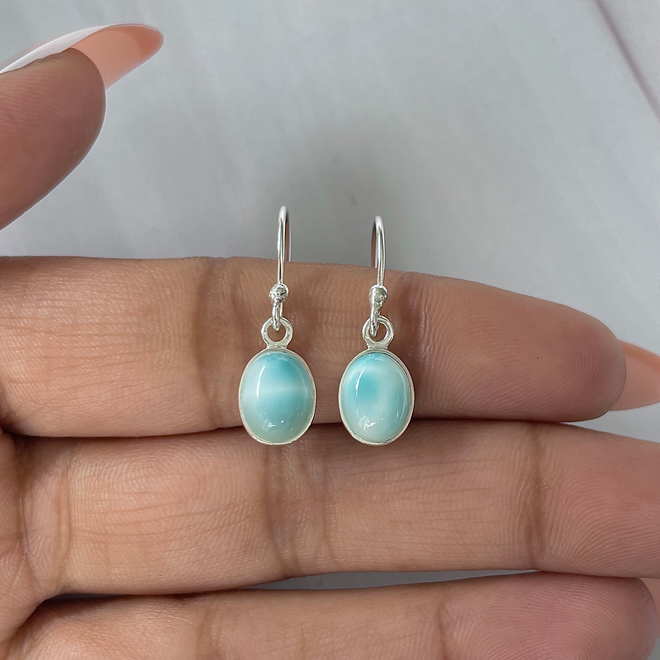 Larimar Earring-(LAR-E-2292.)
