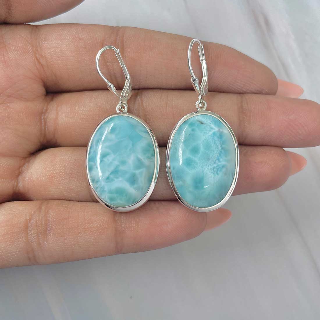Larimar Earring-LAR-E-(237.)