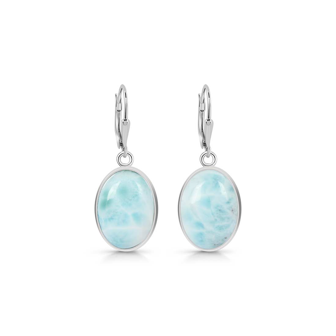 Larimar Earring-(LAR-E-26.)