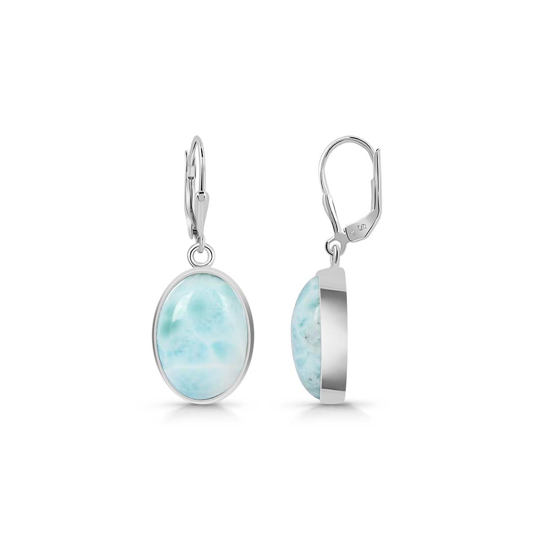 Larimar Earring-(LAR-E-26.)