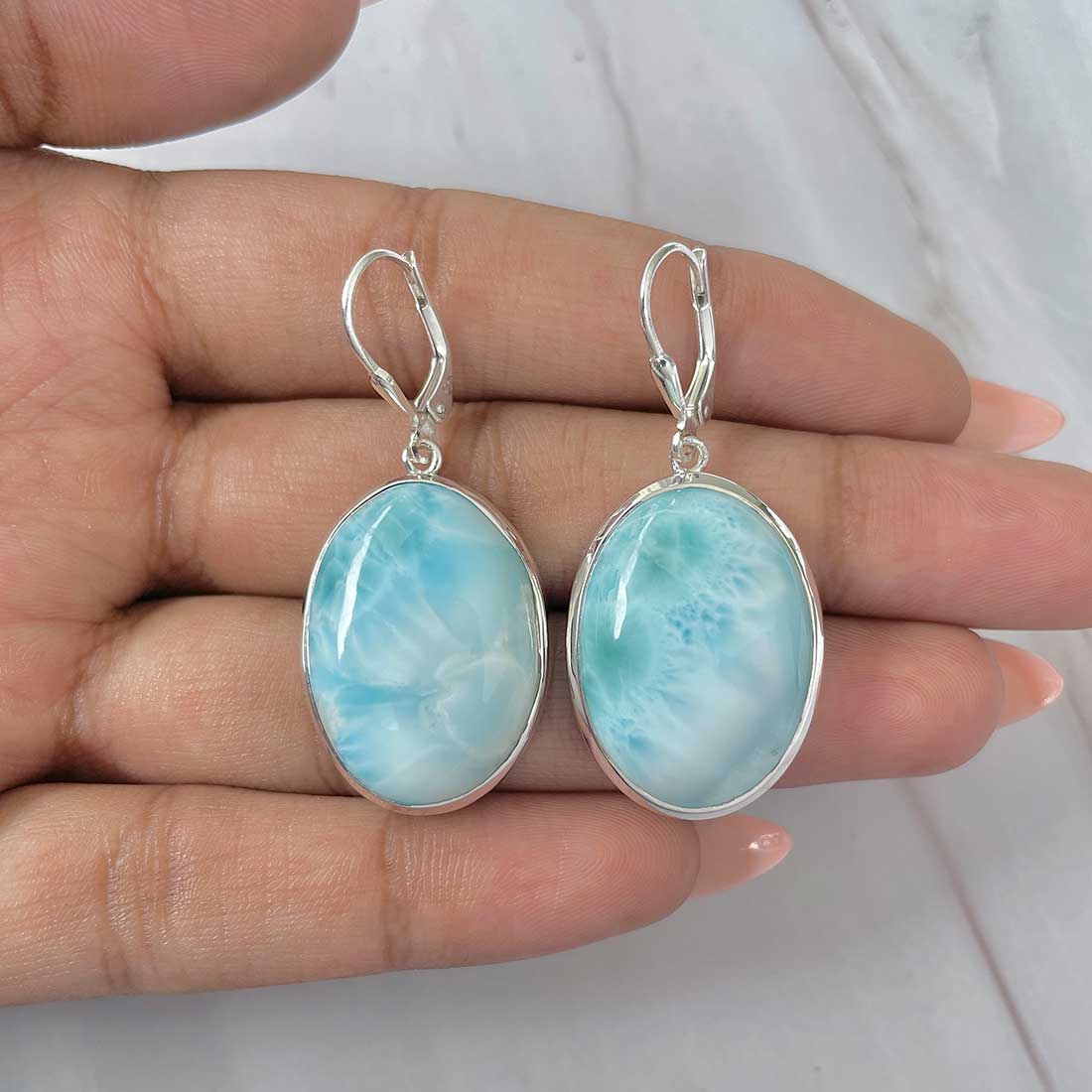 Larimar Earring-LAR-E-(263.)