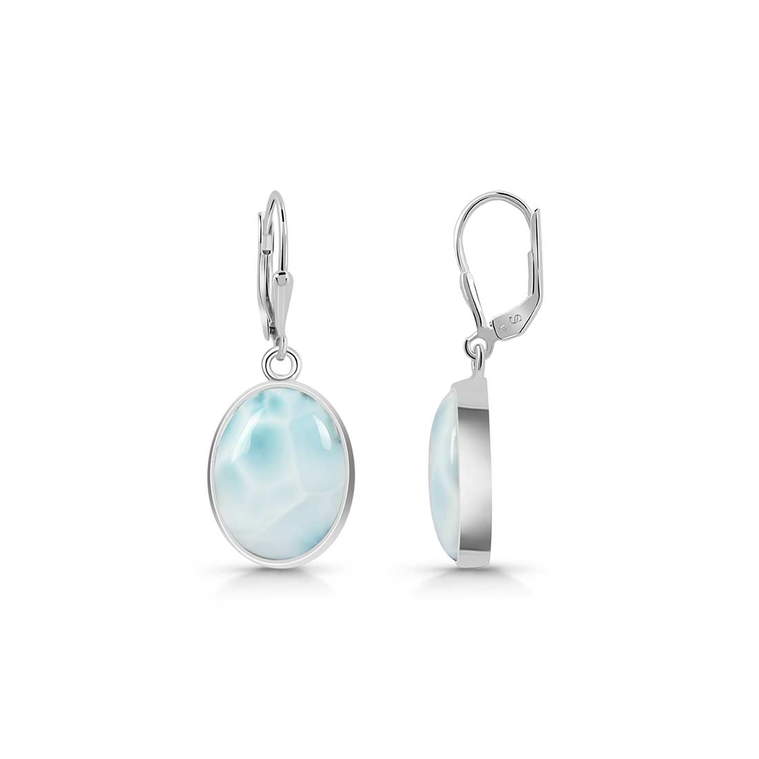 Larimar Earring-(LAR-E-27.)