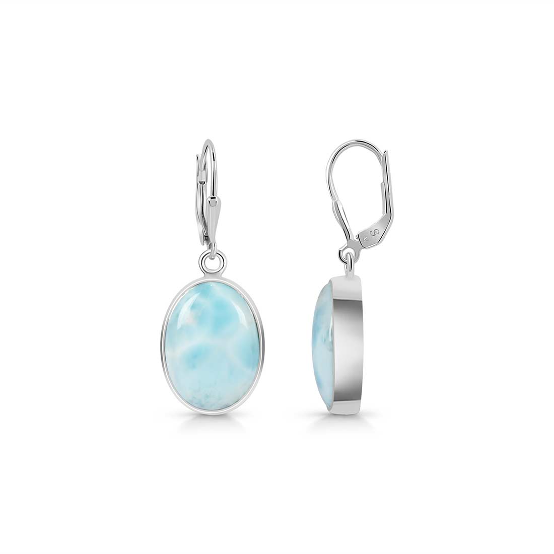Larimar Earring-(LAR-E-29.)