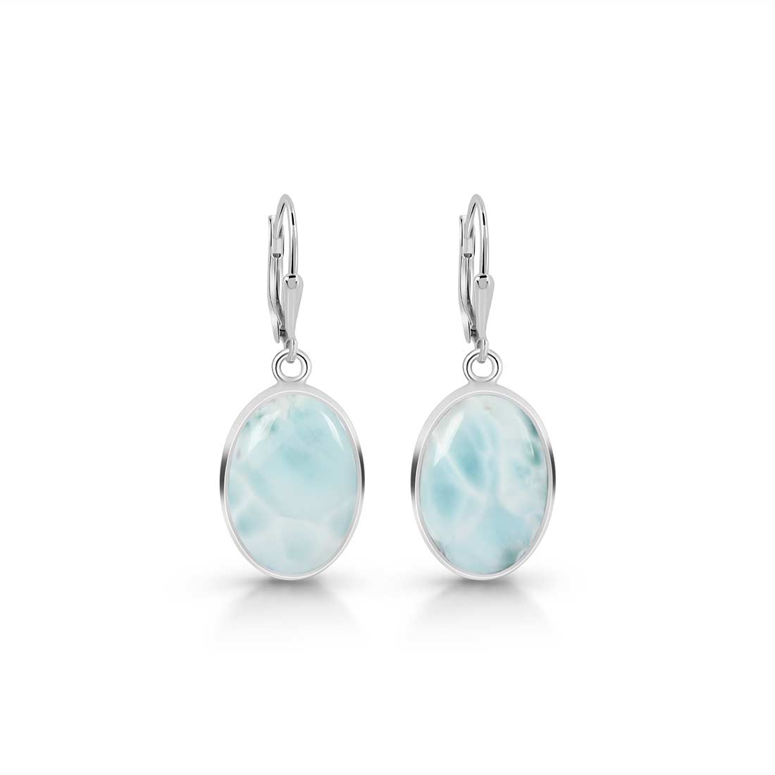 Larimar Earring-(LAR-E-30.)