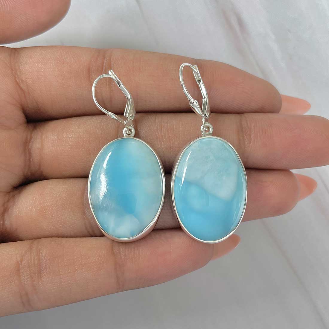 Larimar Earring-LAR-E-(310.)