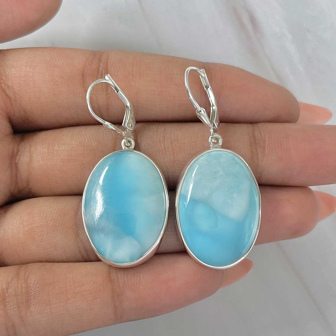 Larimar Earring-LAR-E-(310.)