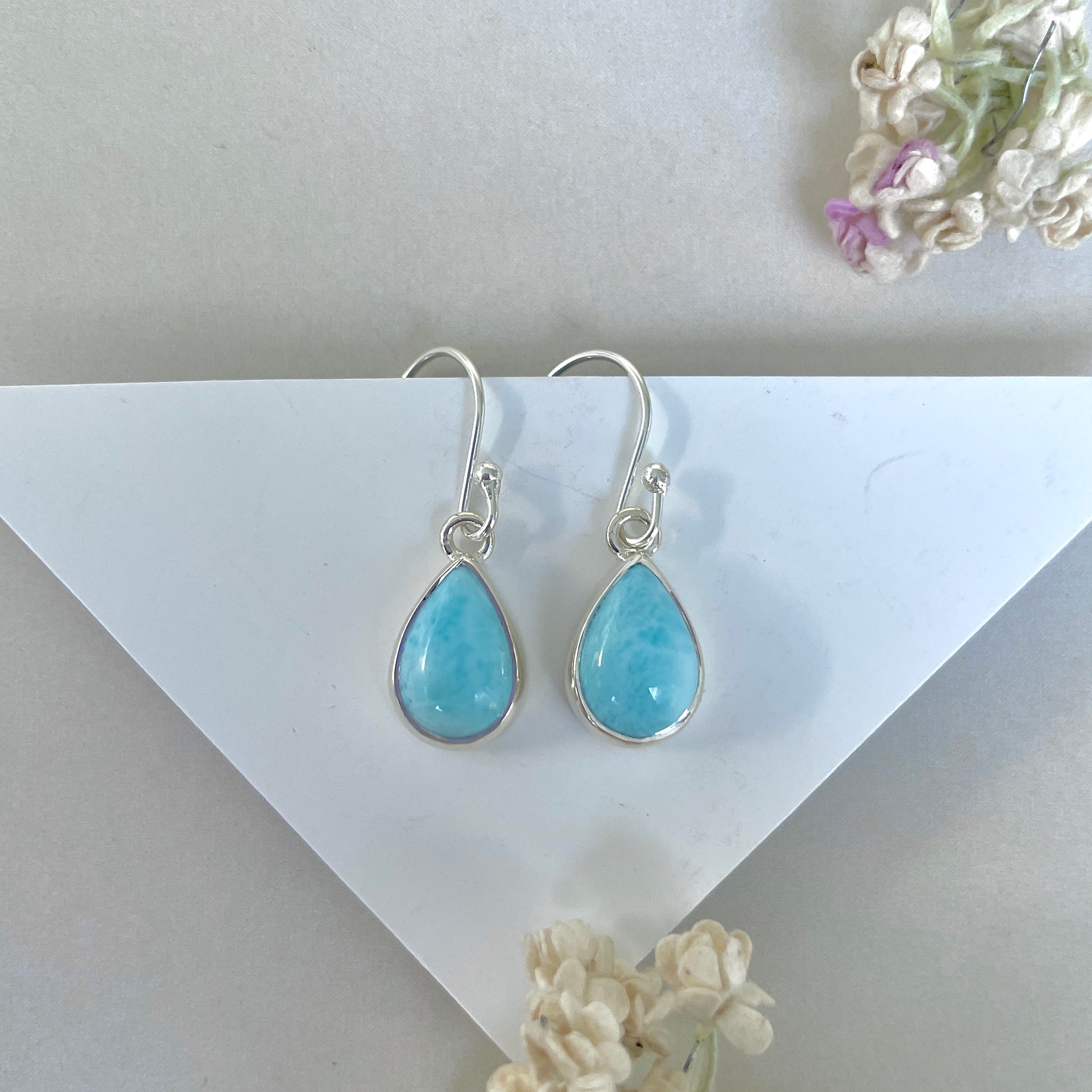 Larimar Earring-(LAR-E-3600.)
