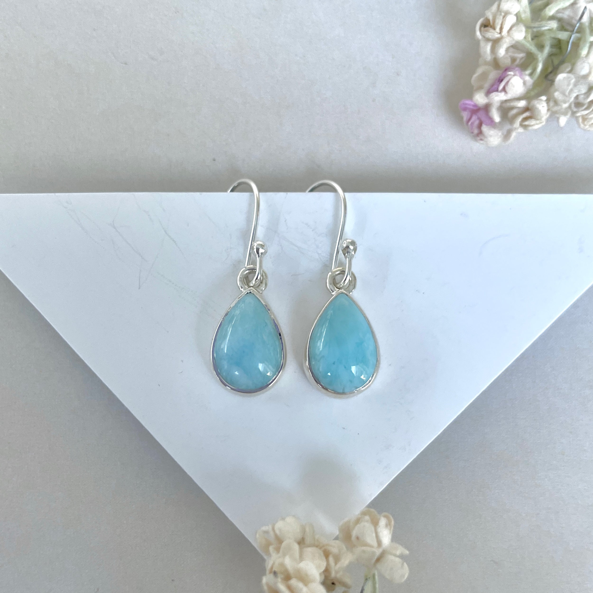 Larimar Earring-(LAR-E-3617.)