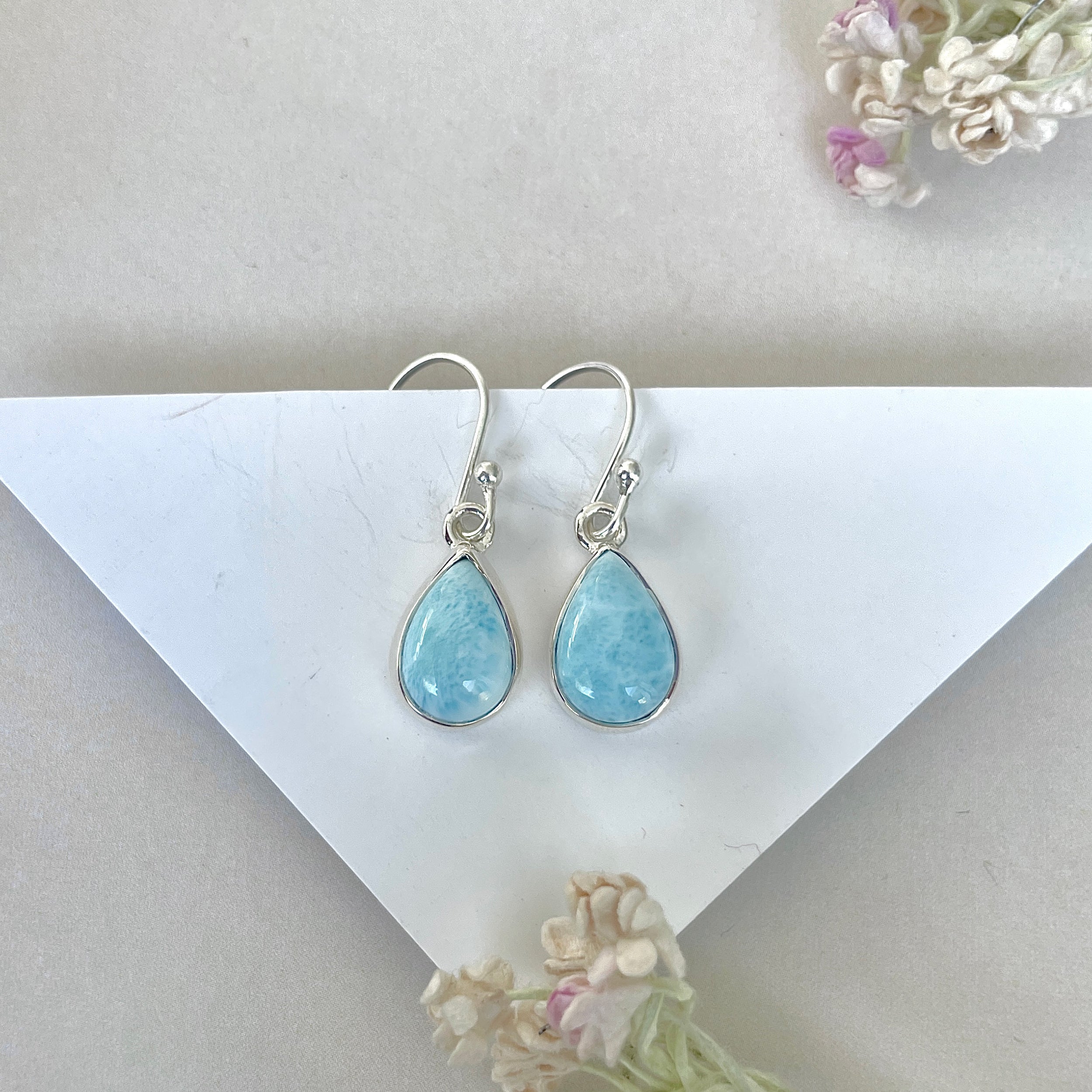 Larimar Earring-(LAR-E-3711.)