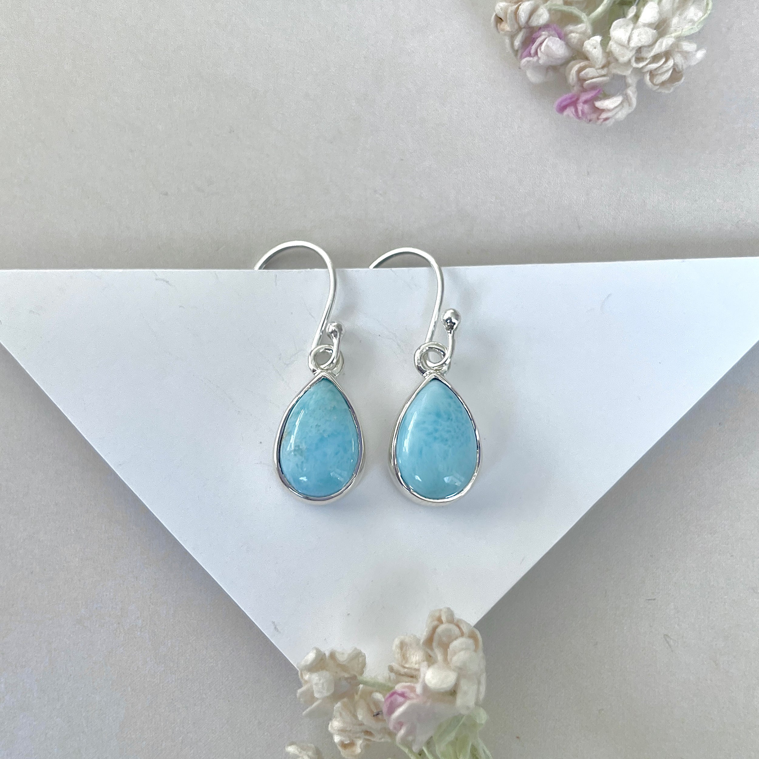 Larimar Earring-(LAR-E-3731.)