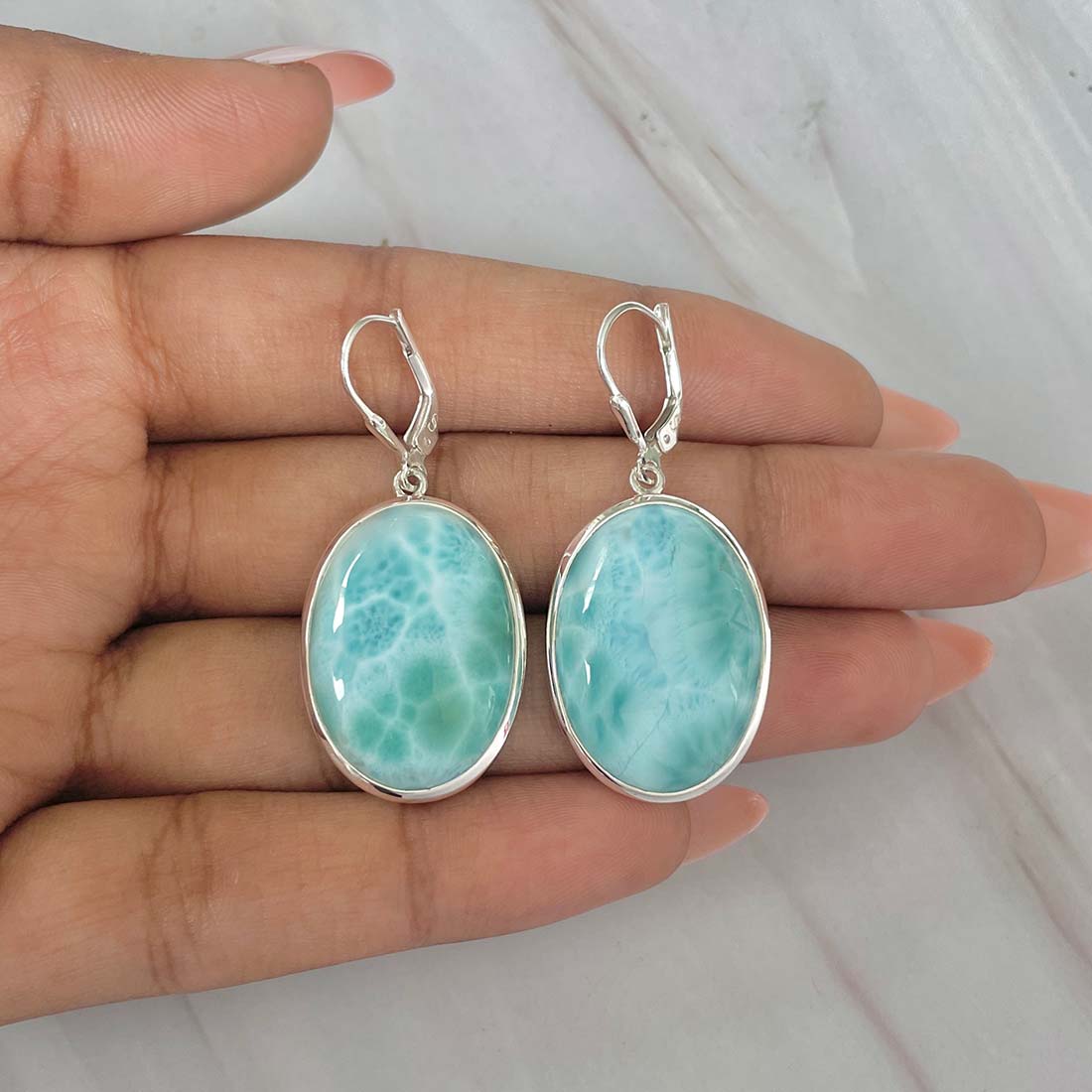 Larimar Earring-LAR-E-(40.)