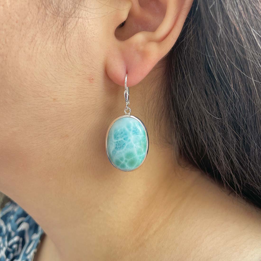 Larimar Earring-LAR-E-(40.)