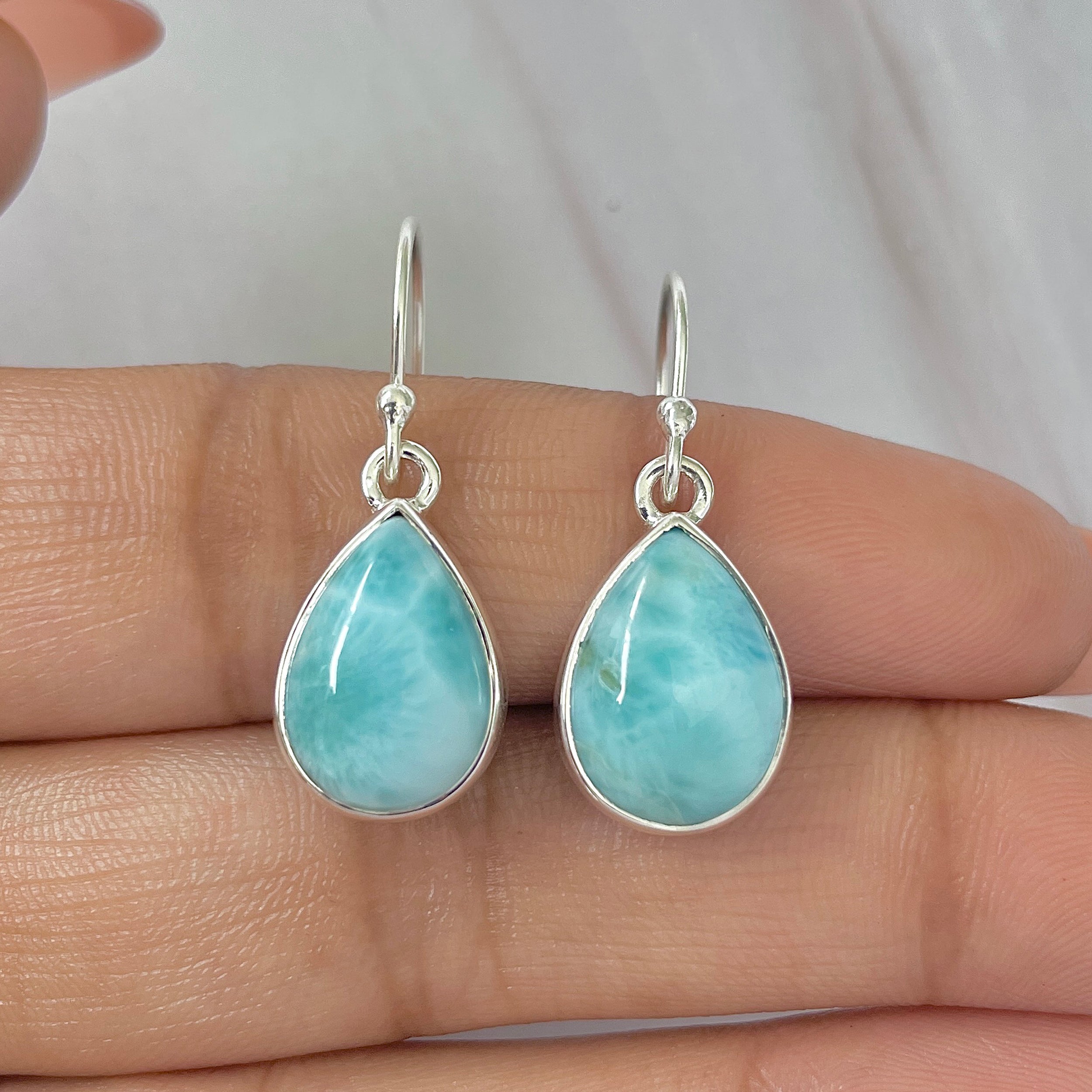 Larimar Earring-(LAR-E-500.)
