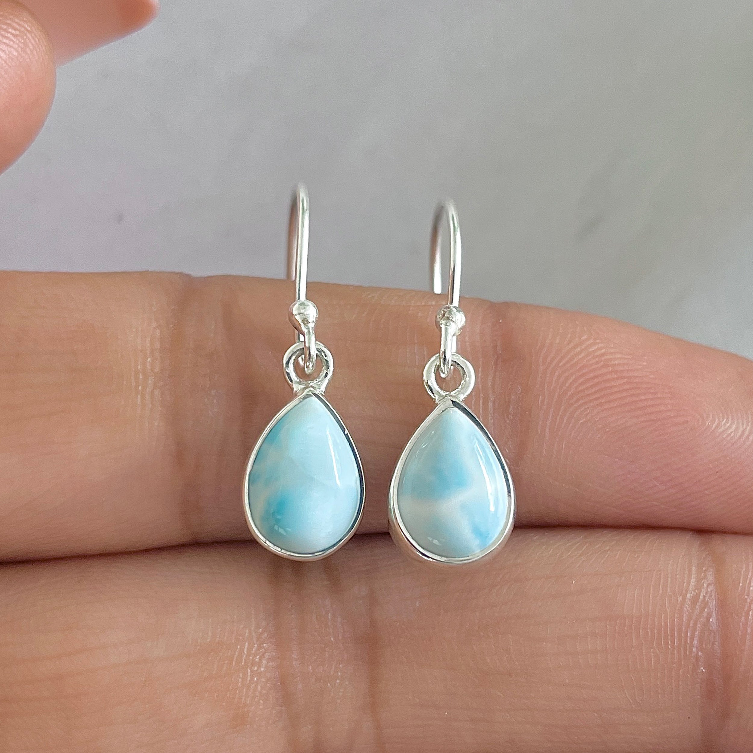 Larimar Earring-(LAR-E-555.)