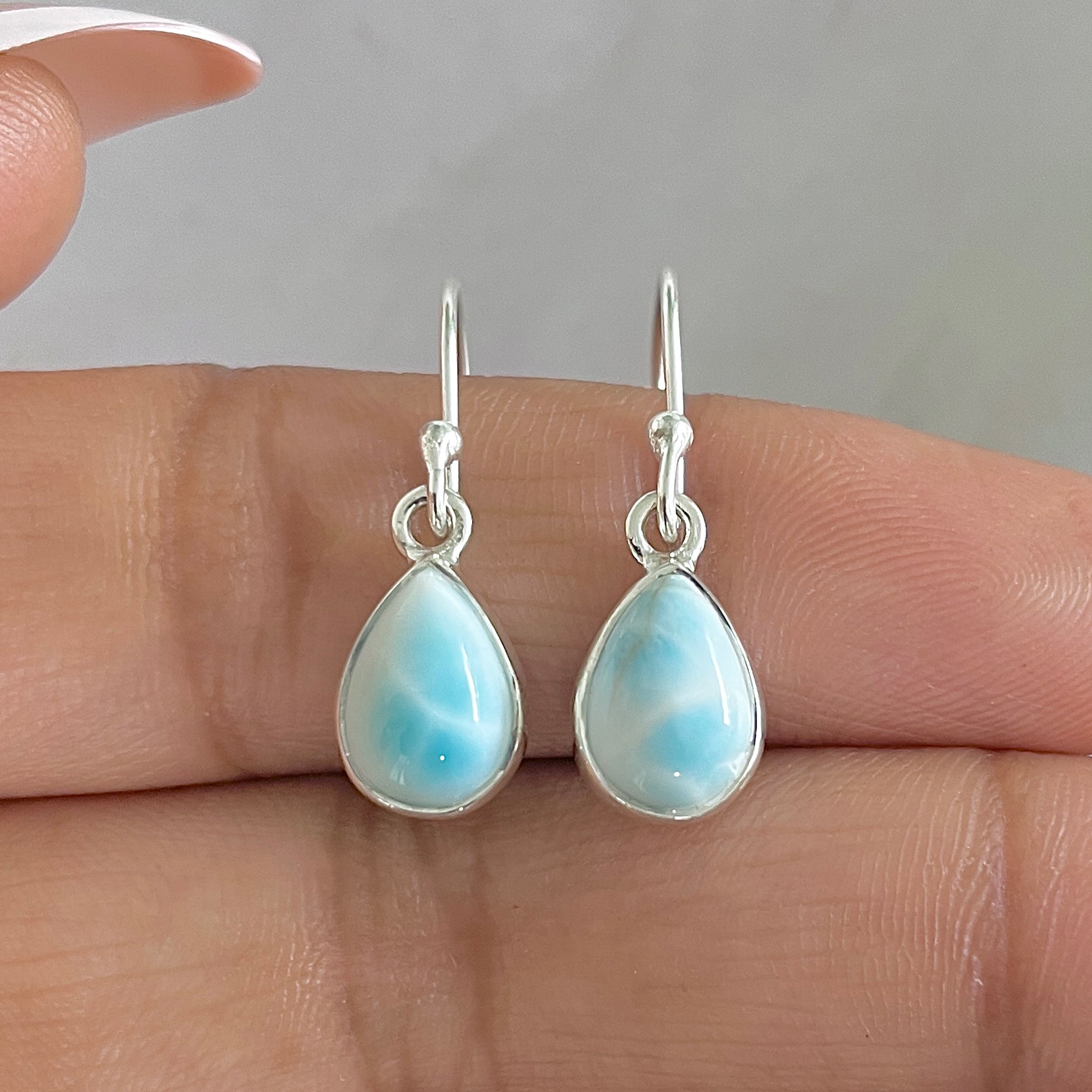 Larimar Earring-(LAR-E-556.)